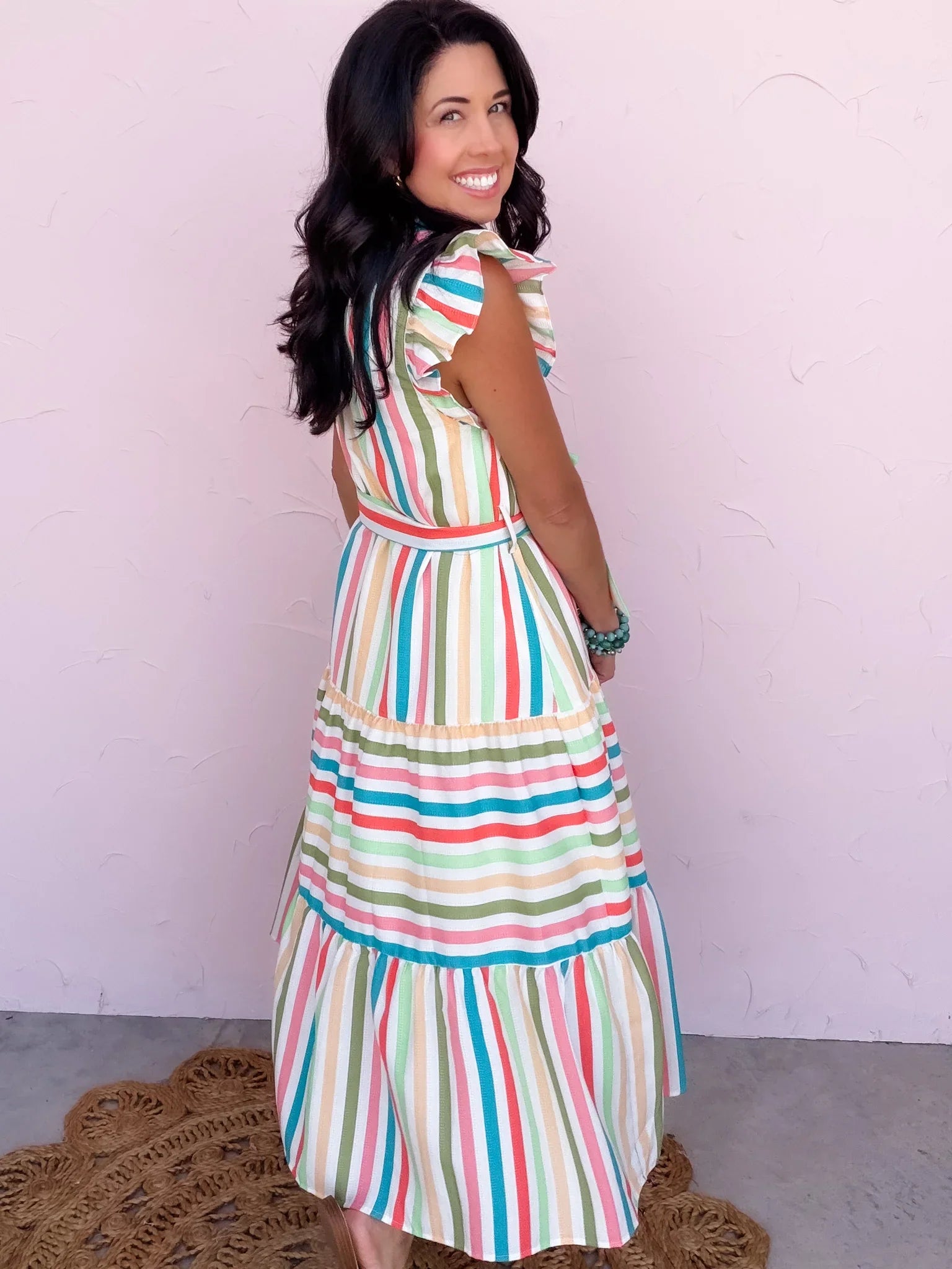 Del Sol Stripe Dress
