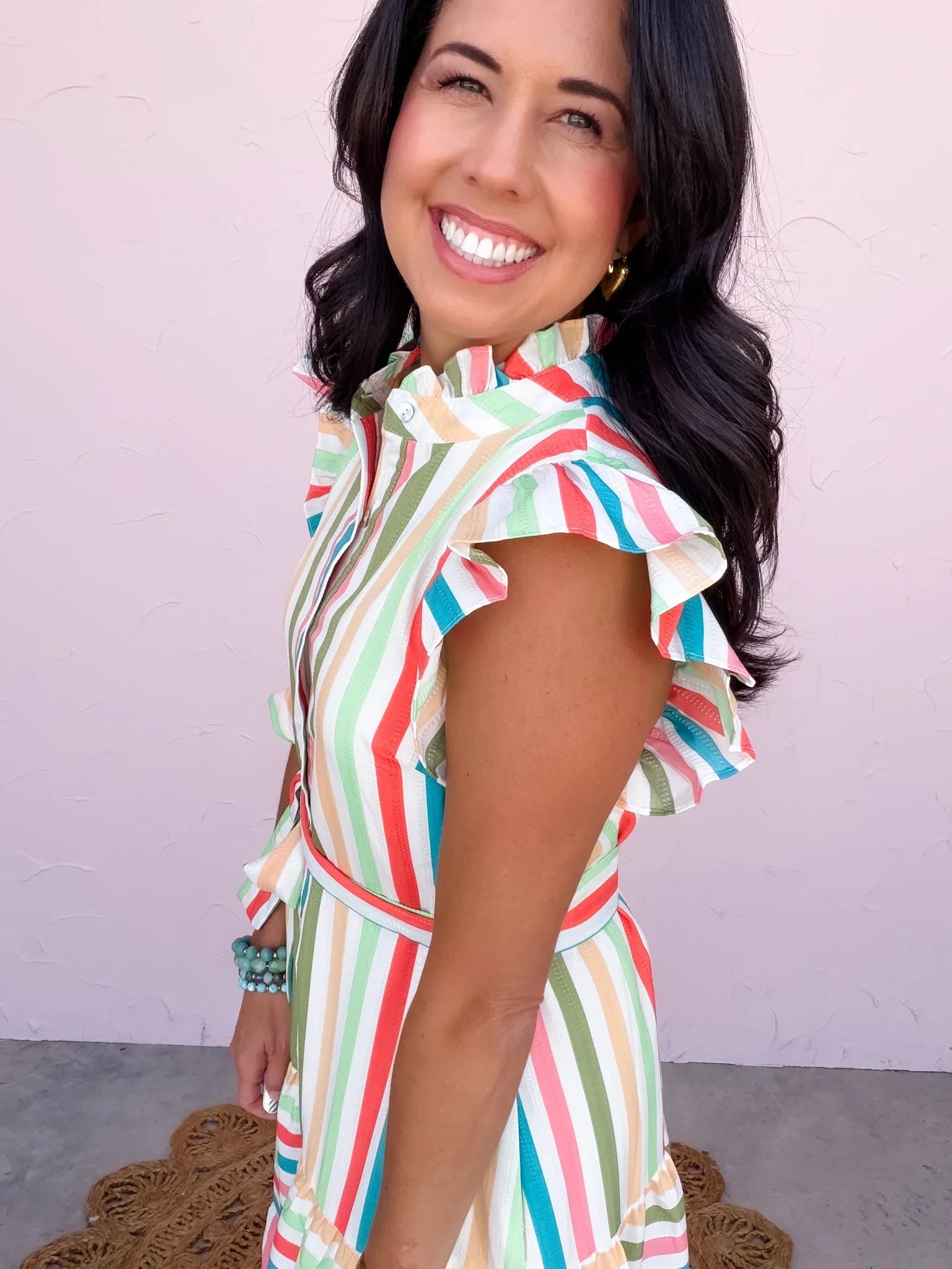 Del Sol Stripe Dress