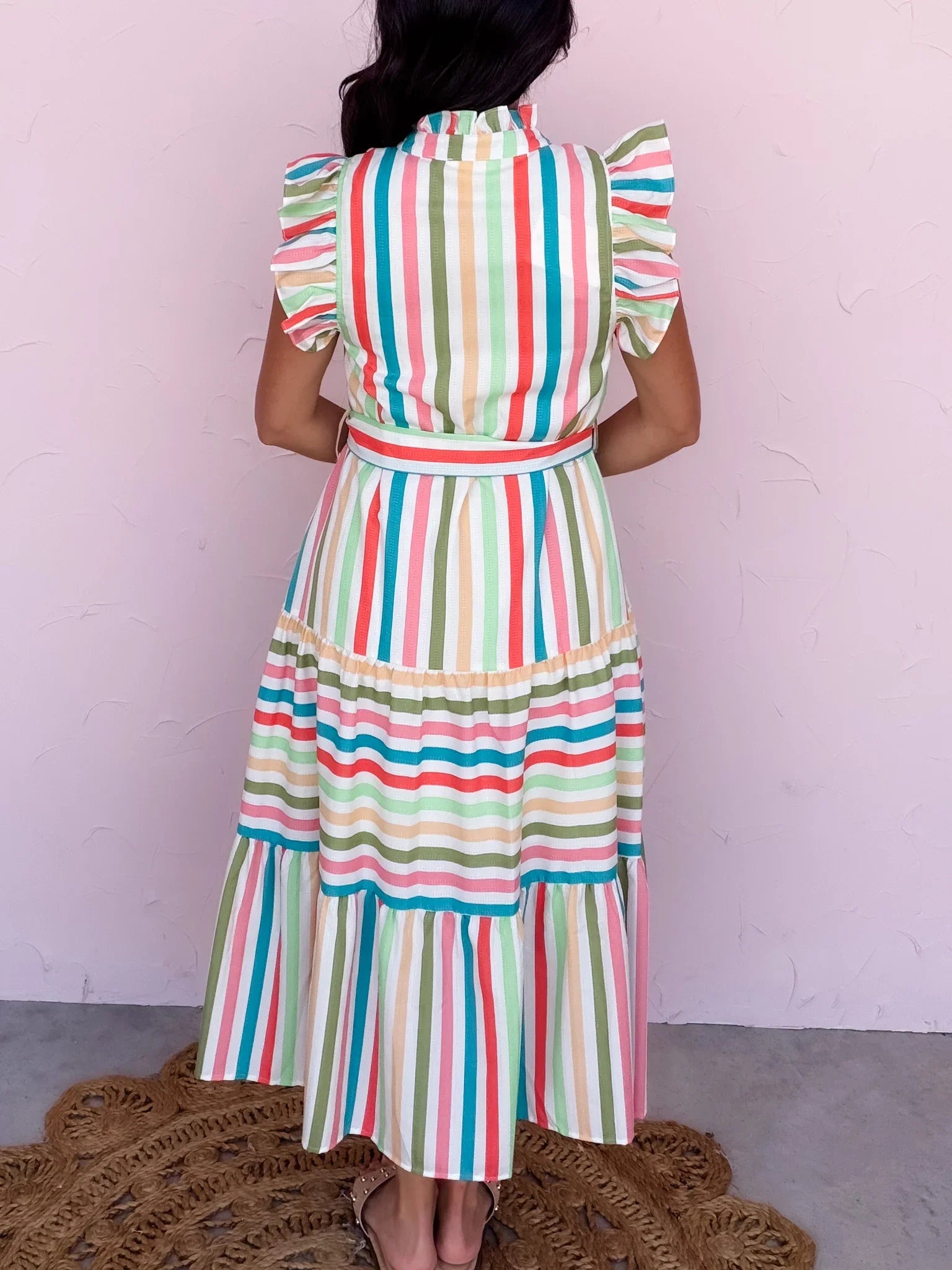 Del Sol Stripe Dress