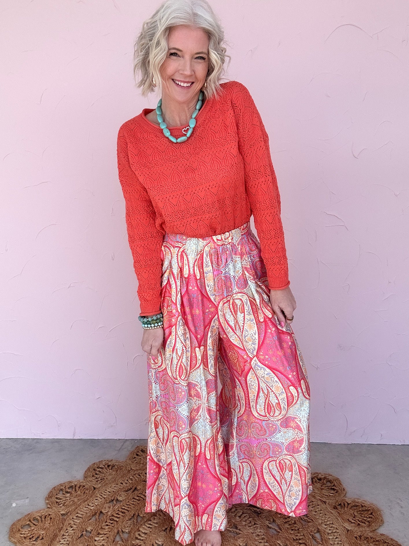 Blush Escape Palazzo Pants