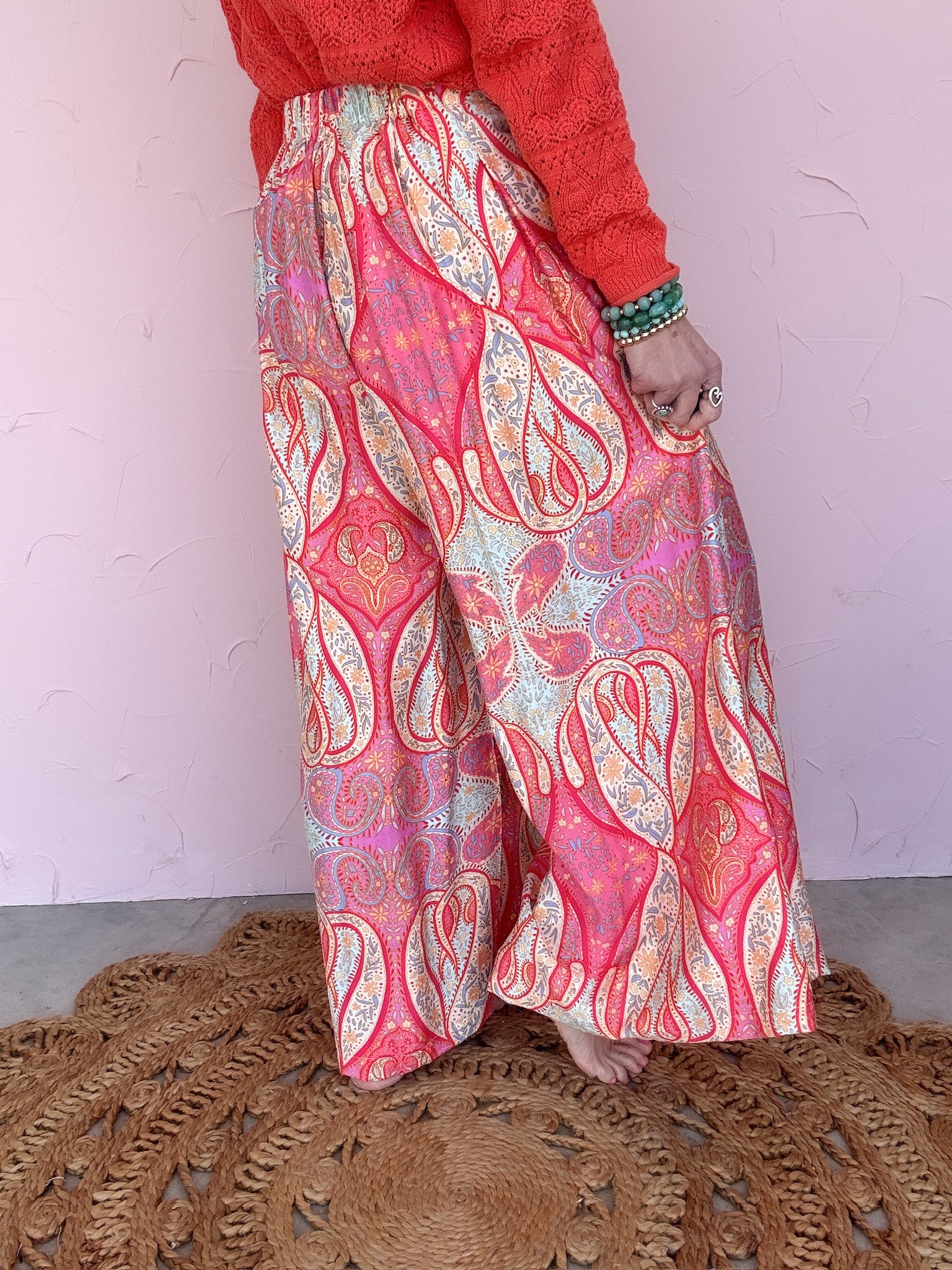 Blush Escape Palazzo Pants