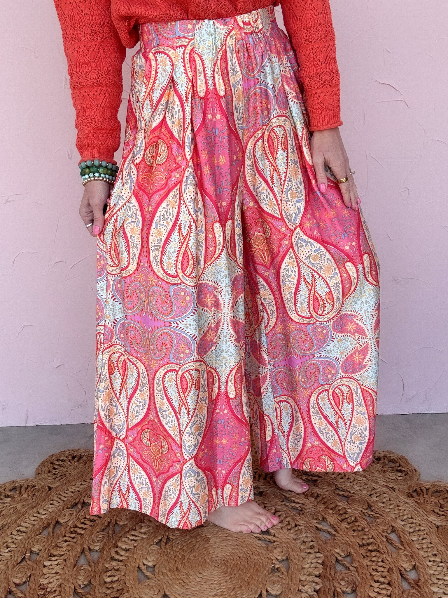 Blush Escape Palazzo Pants