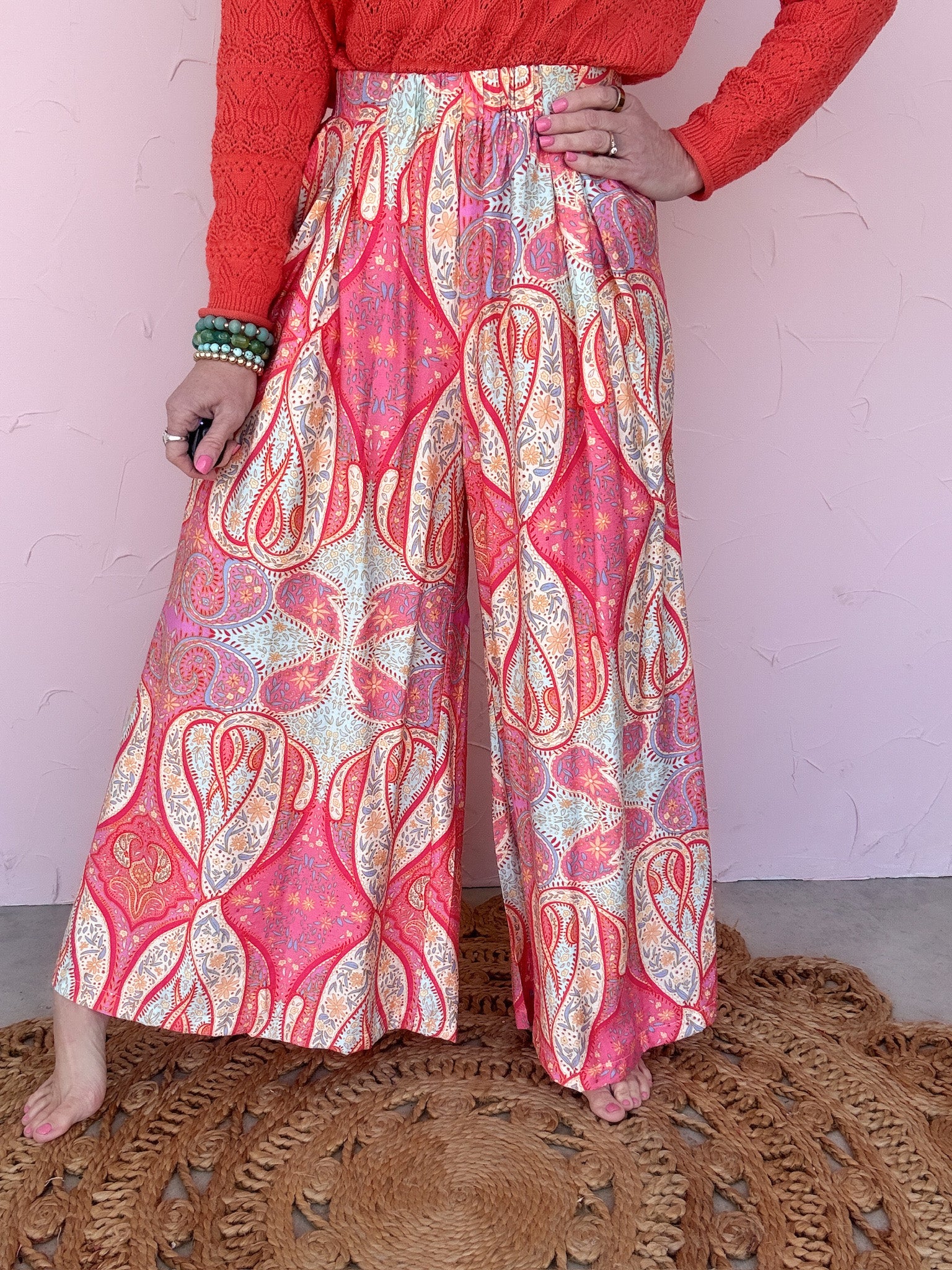 Blush Escape Palazzo Pants