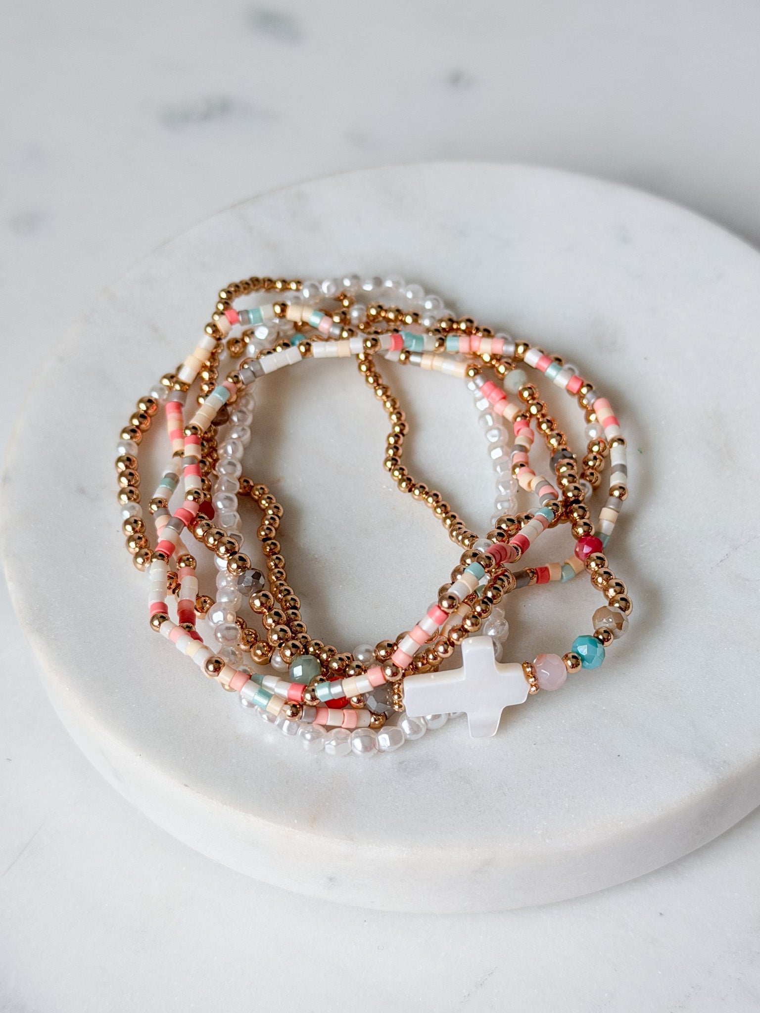 Blessed & Beaded Bracelet