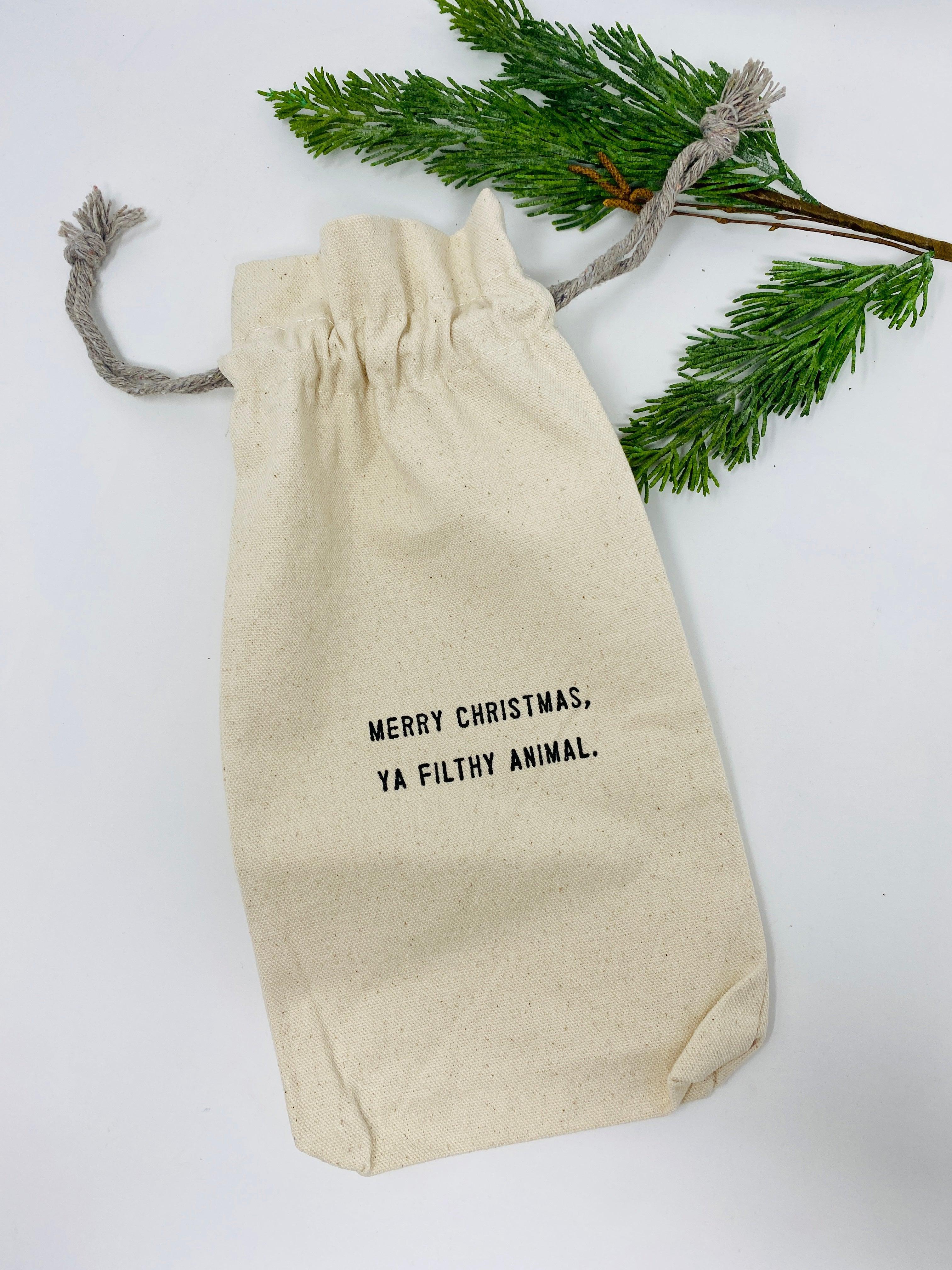 Comical Holiday Wine Bag - Vintage Soul