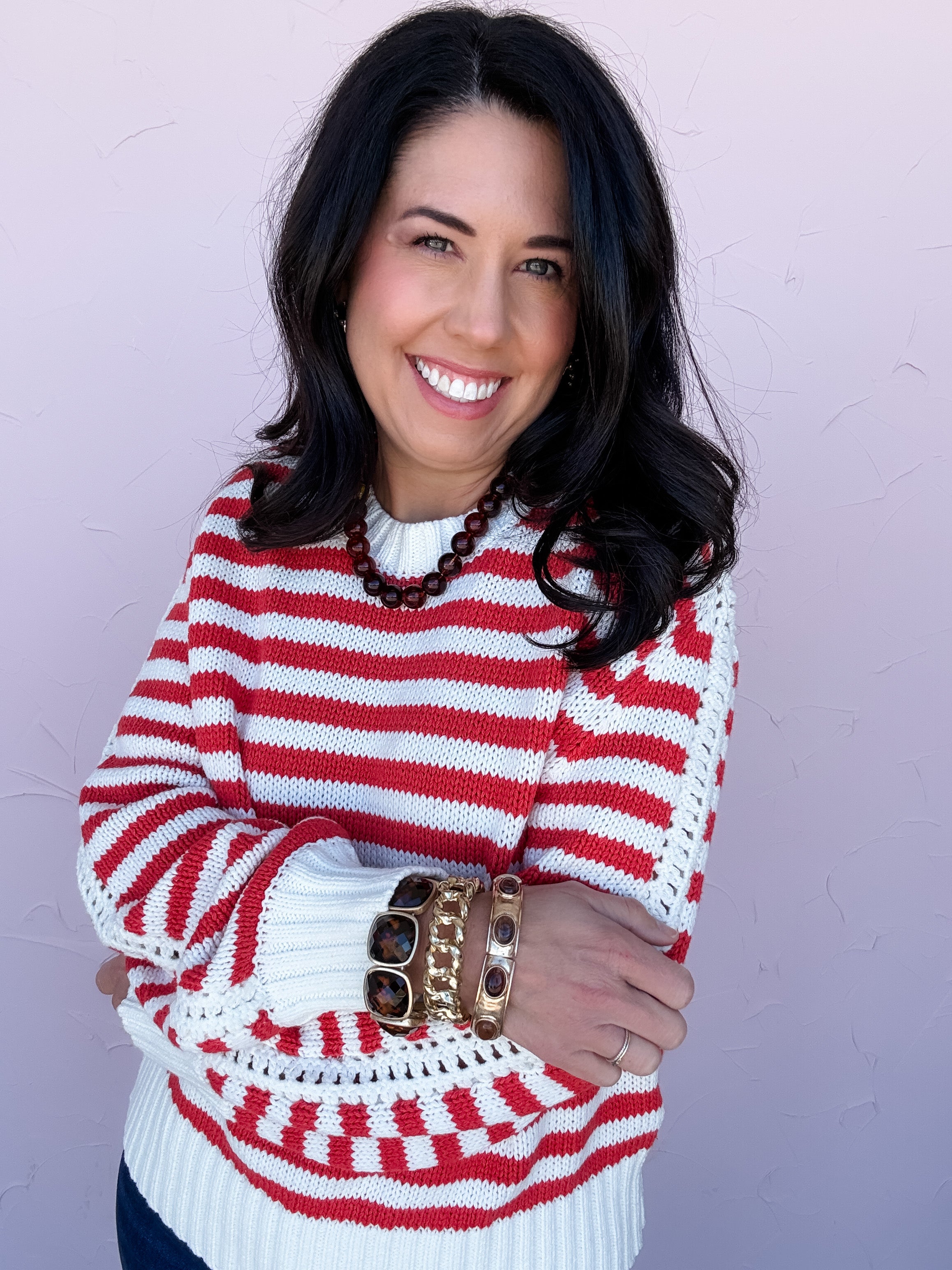 On a Roll Striped Sweater