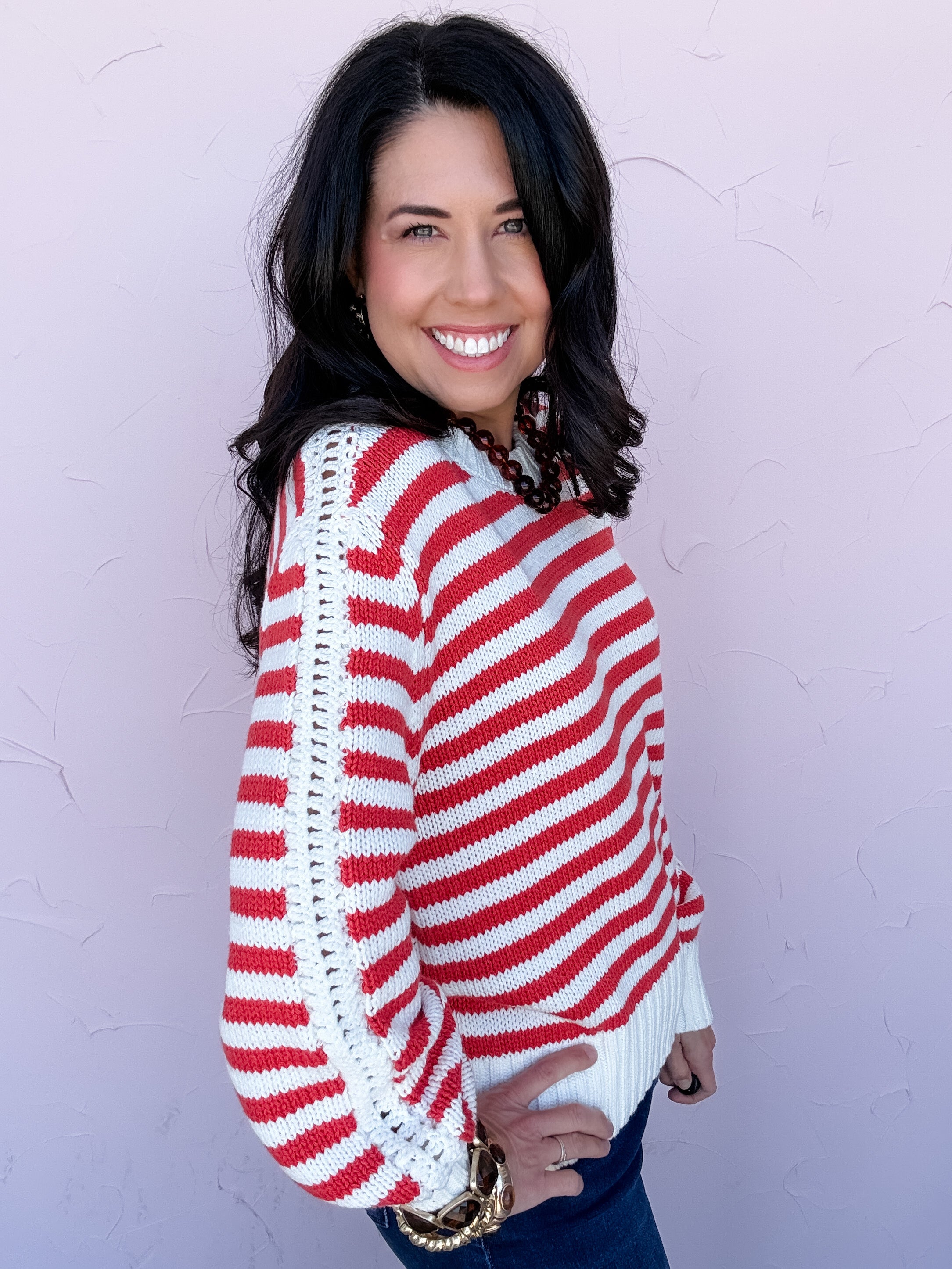 On a Roll Striped Sweater