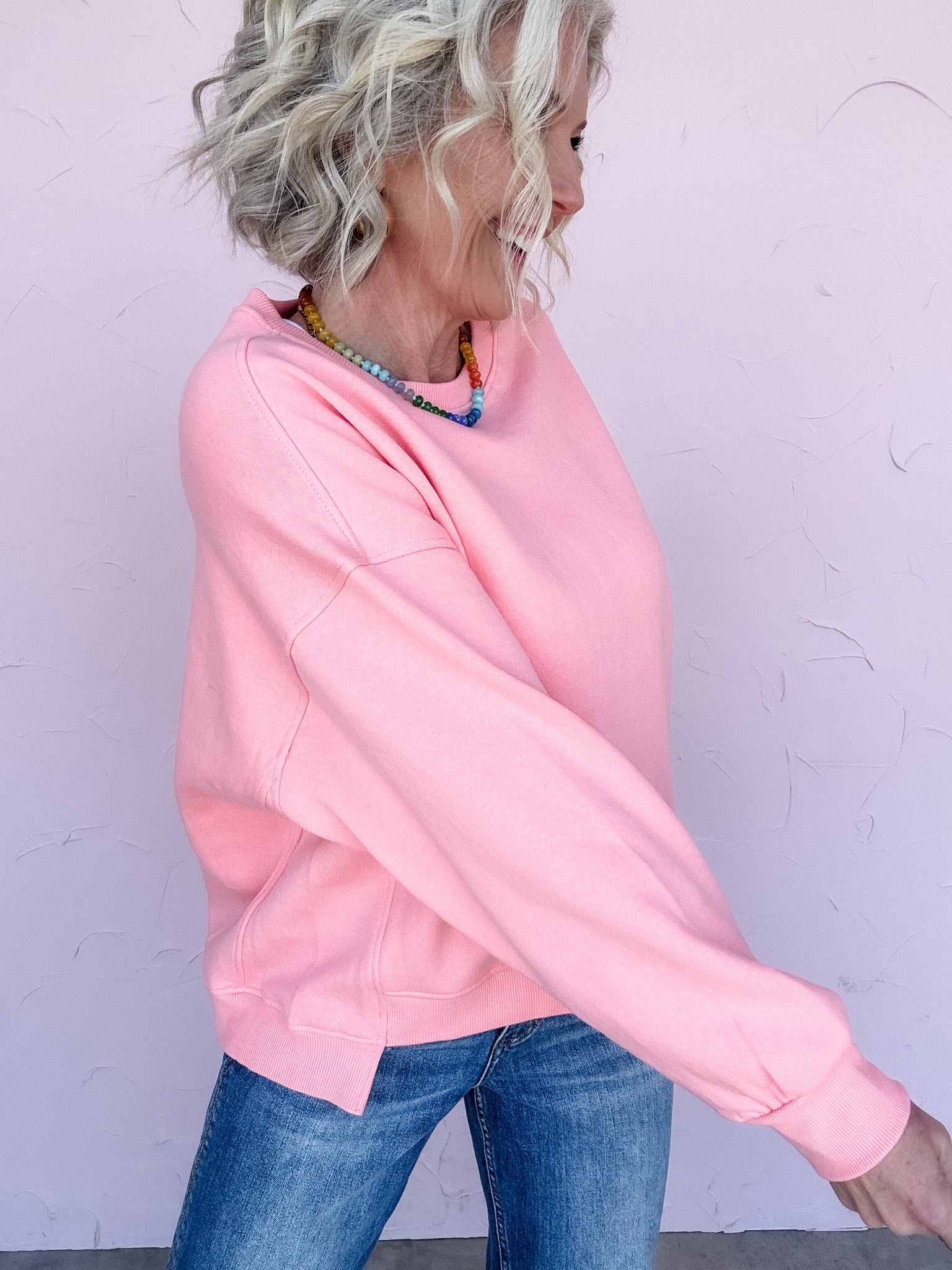 Coral Rush Pullover