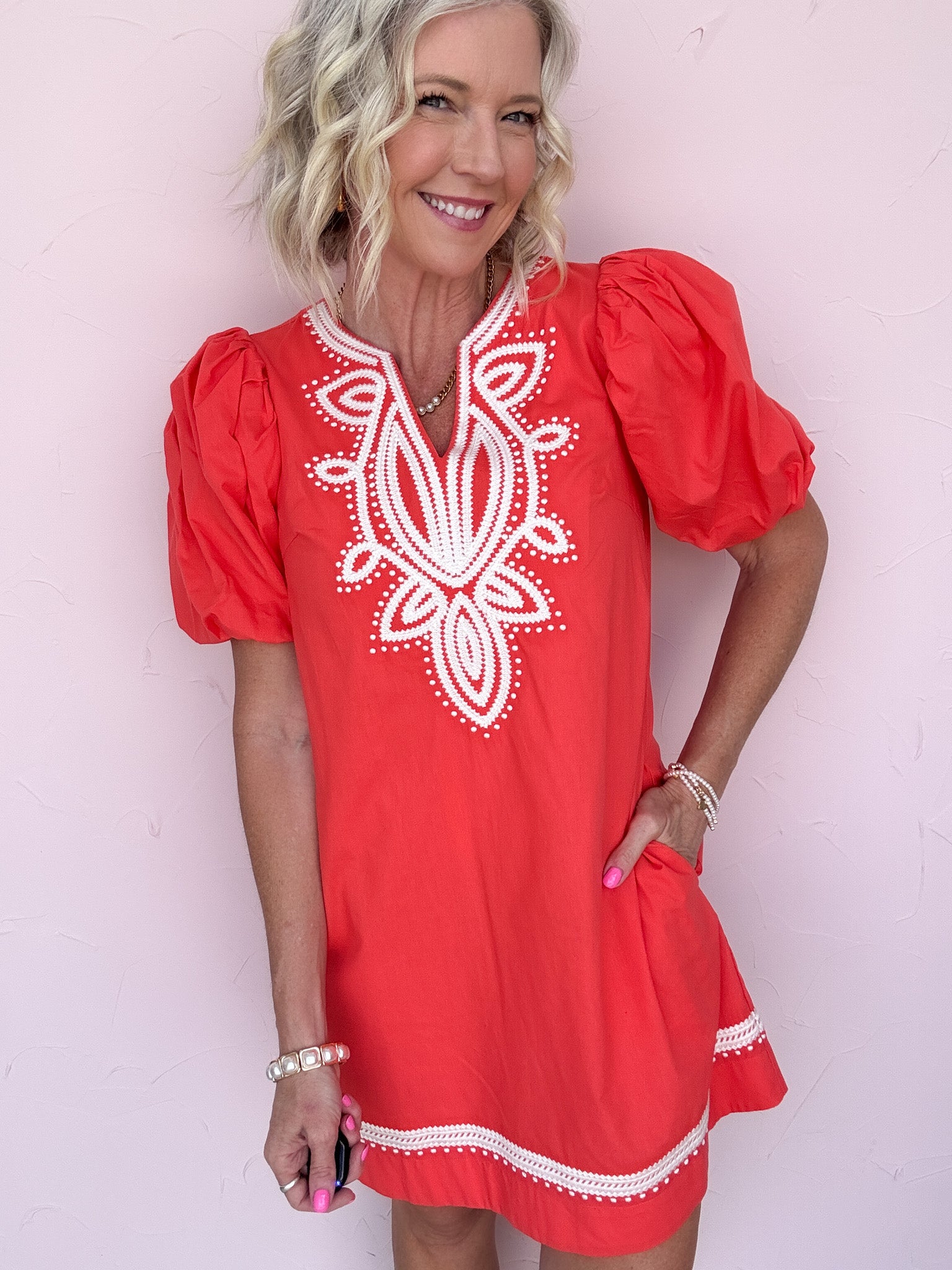 Calypso Coral Dress