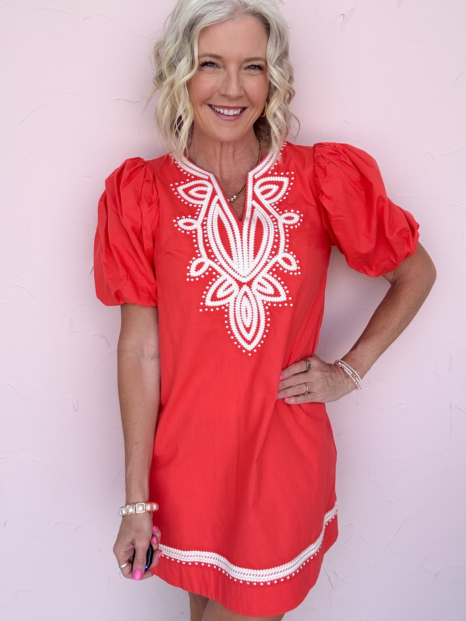 Calypso Coral Dress