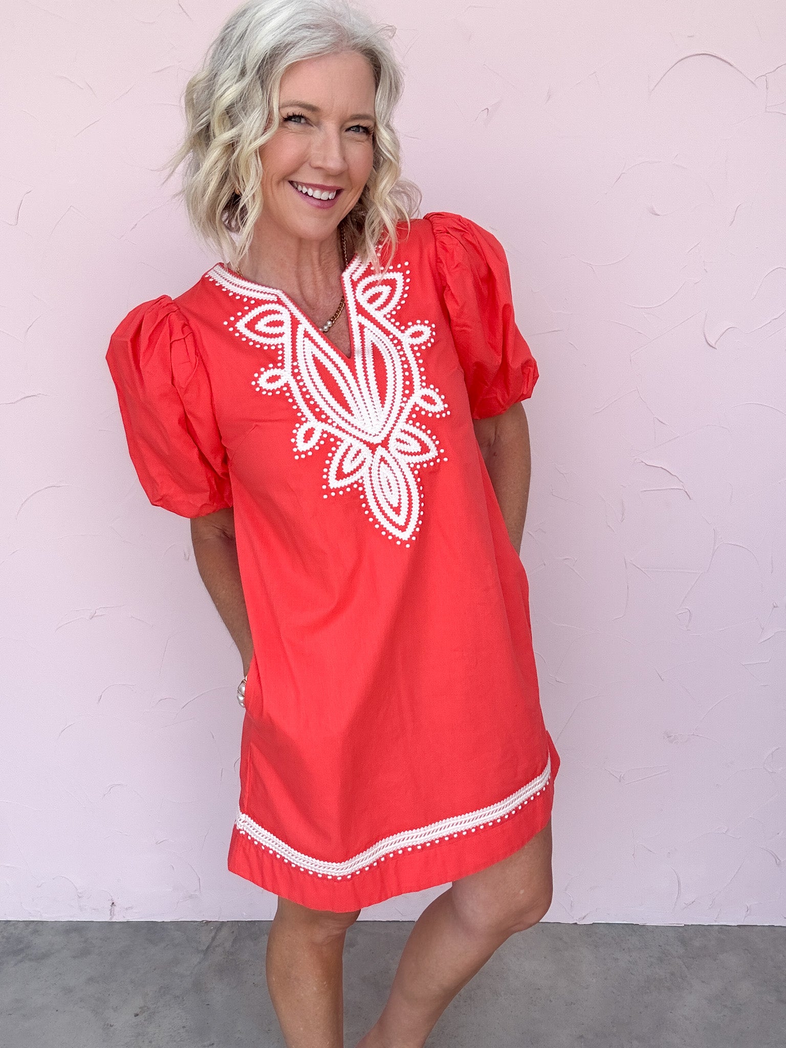 Calypso Coral Dress