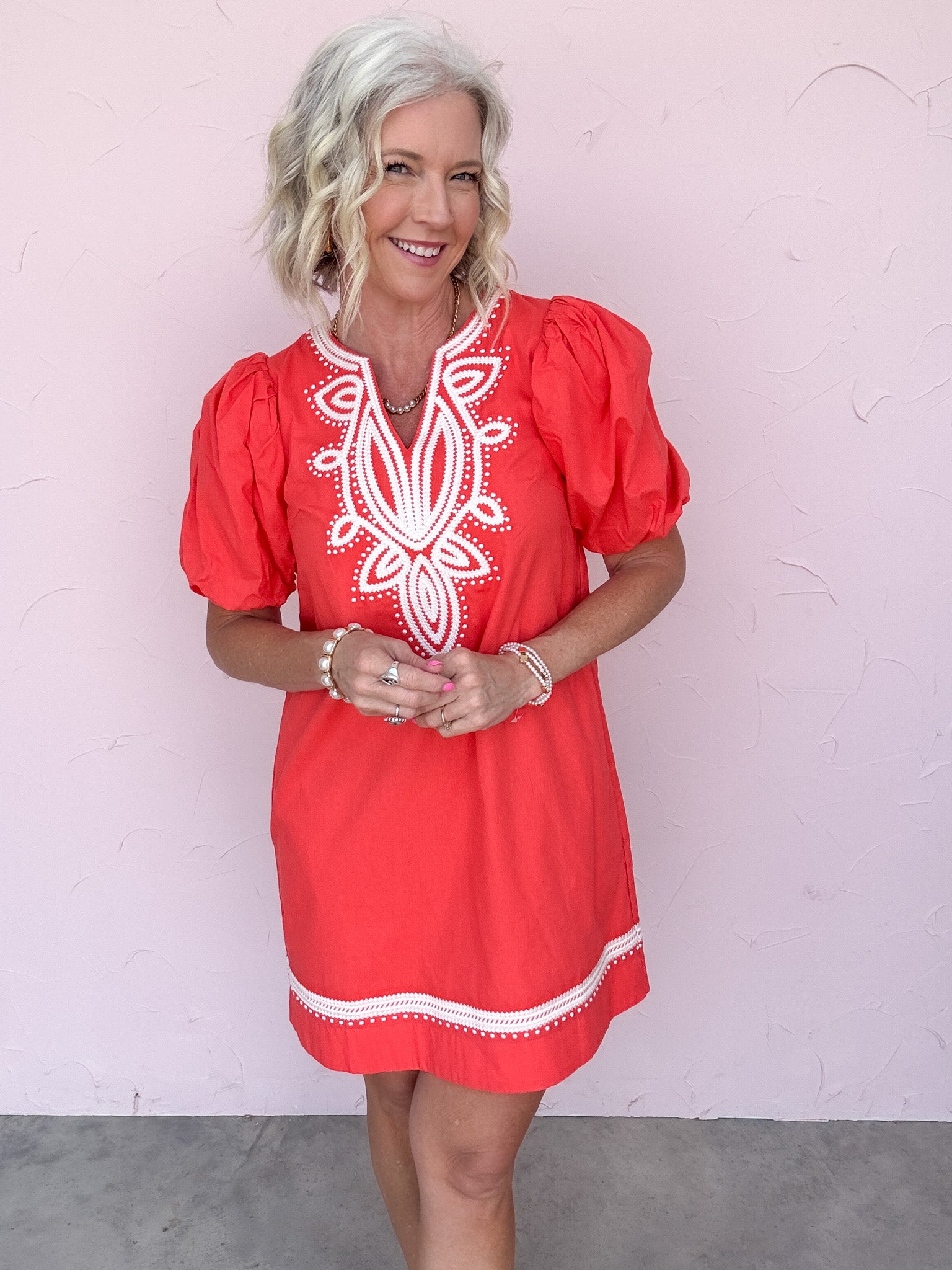 Calypso Coral Dress