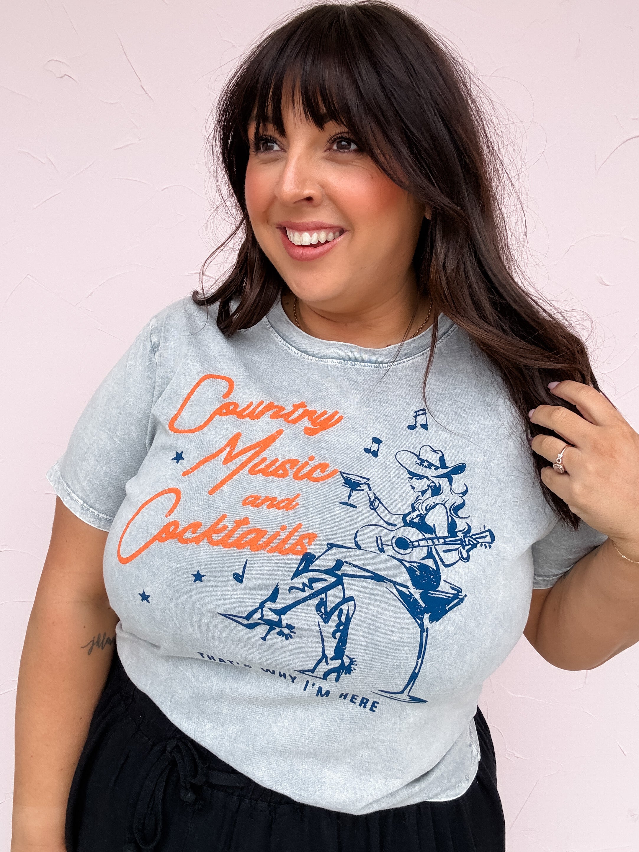 Country Music & Cocktails Tee