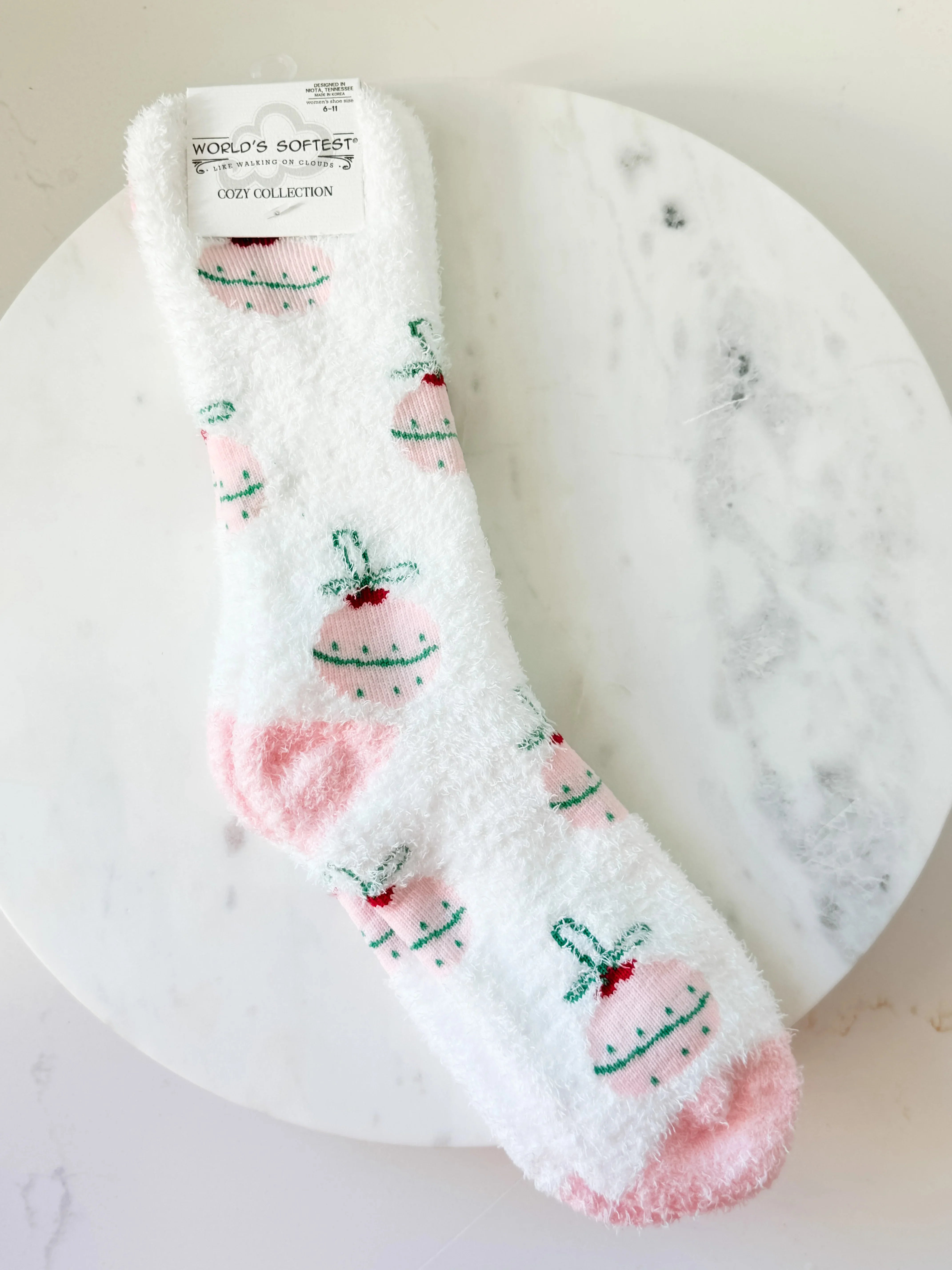 Christmas Cozy Crew Socks