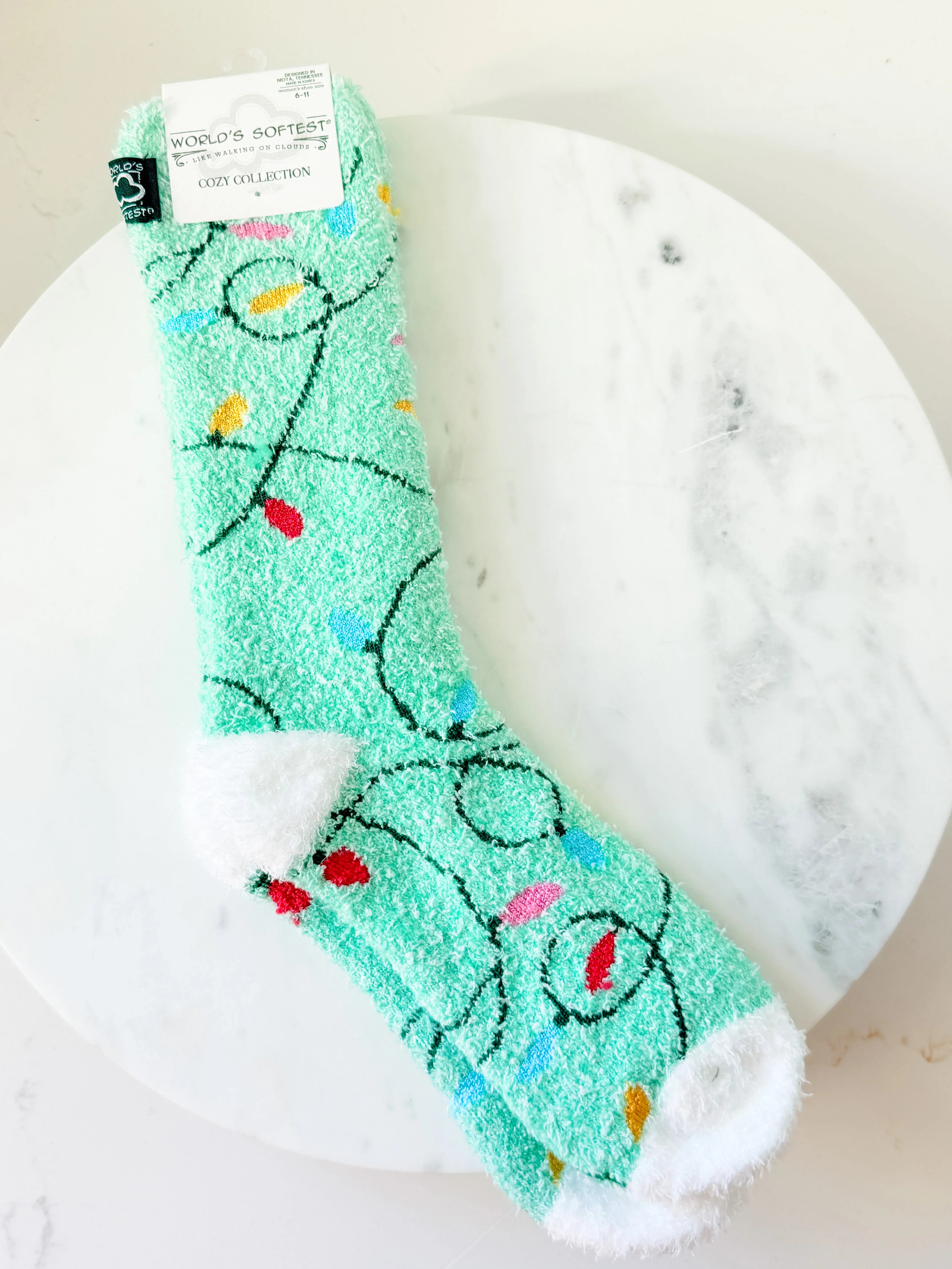Christmas Cozy Crew Socks