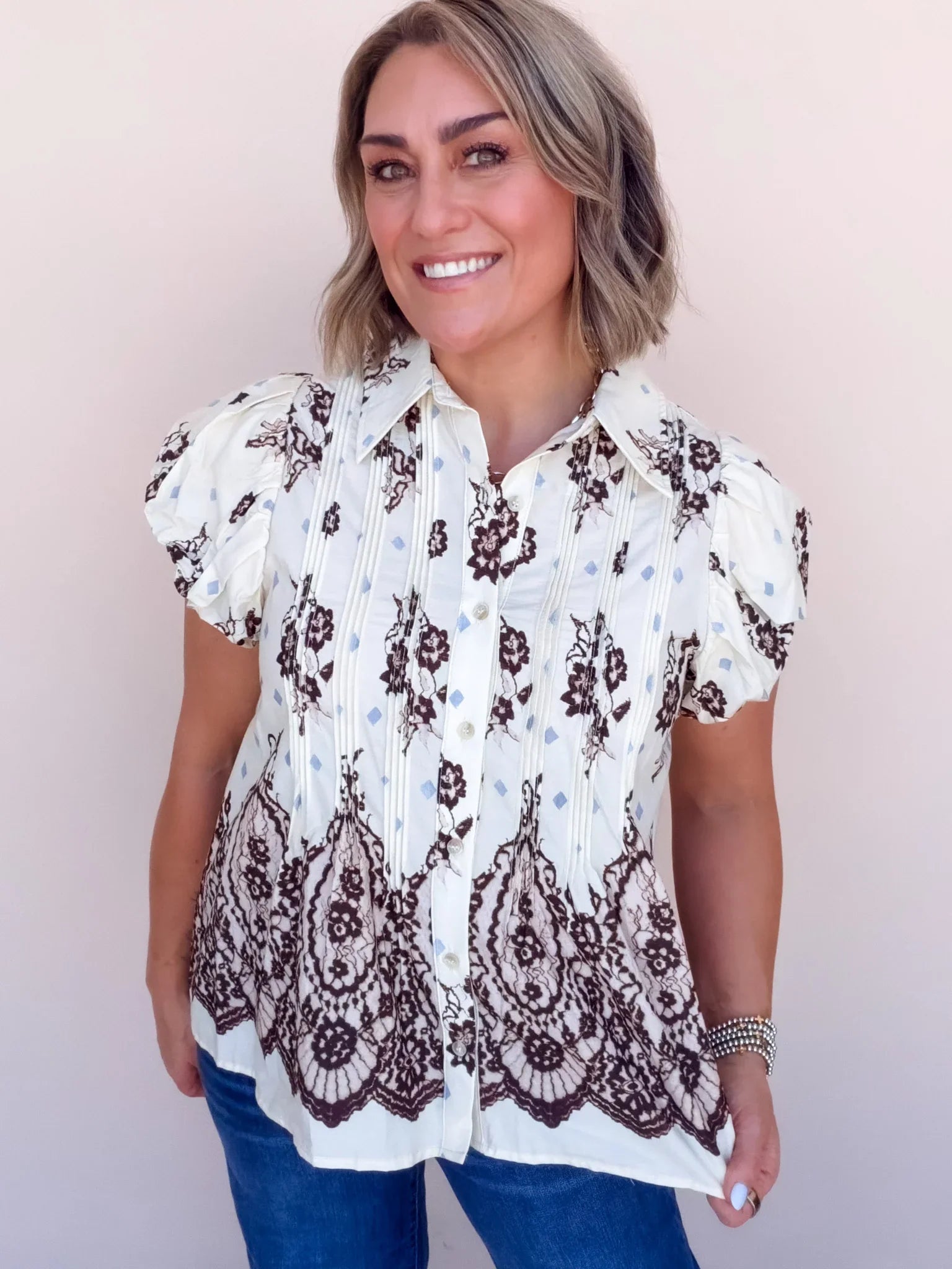 Lorelei Top | Ecru