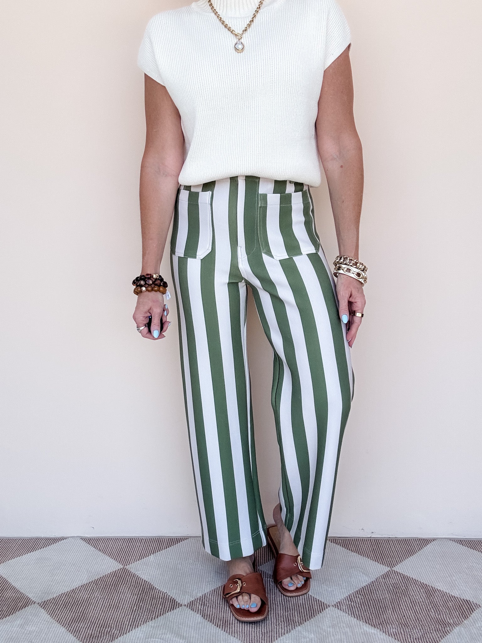 Olive Deck Pants