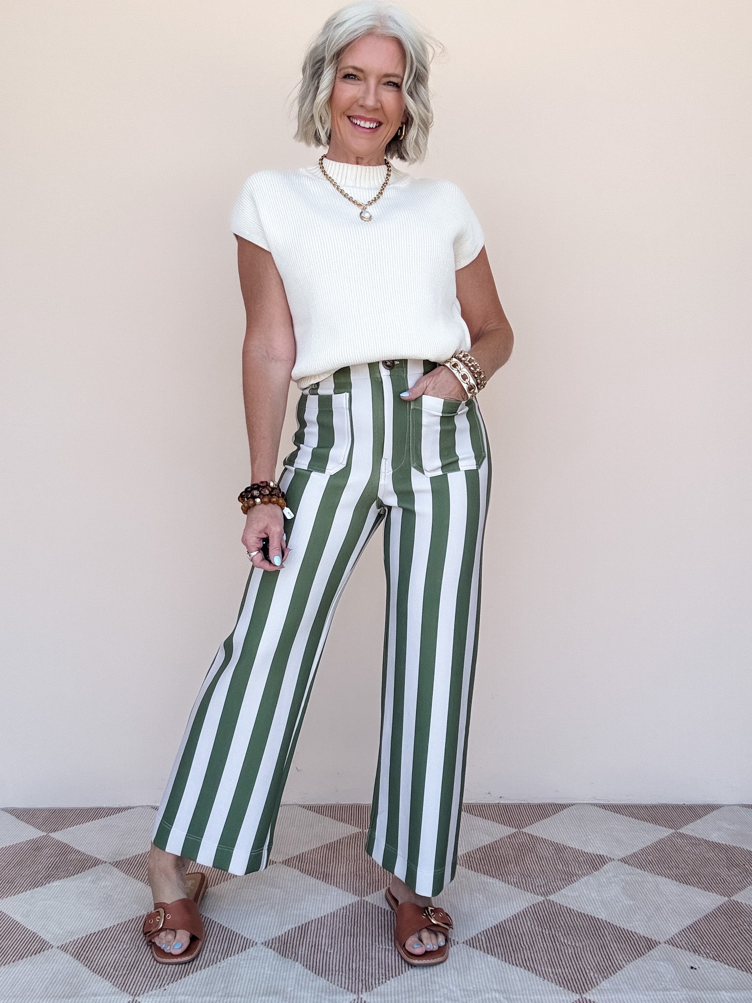 Olive Deck Pants