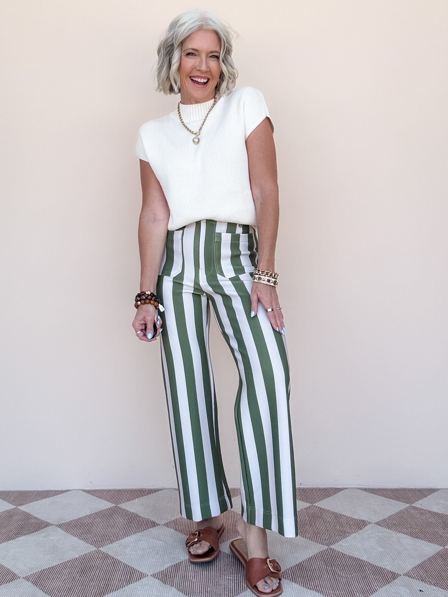 Olive Deck Pants
