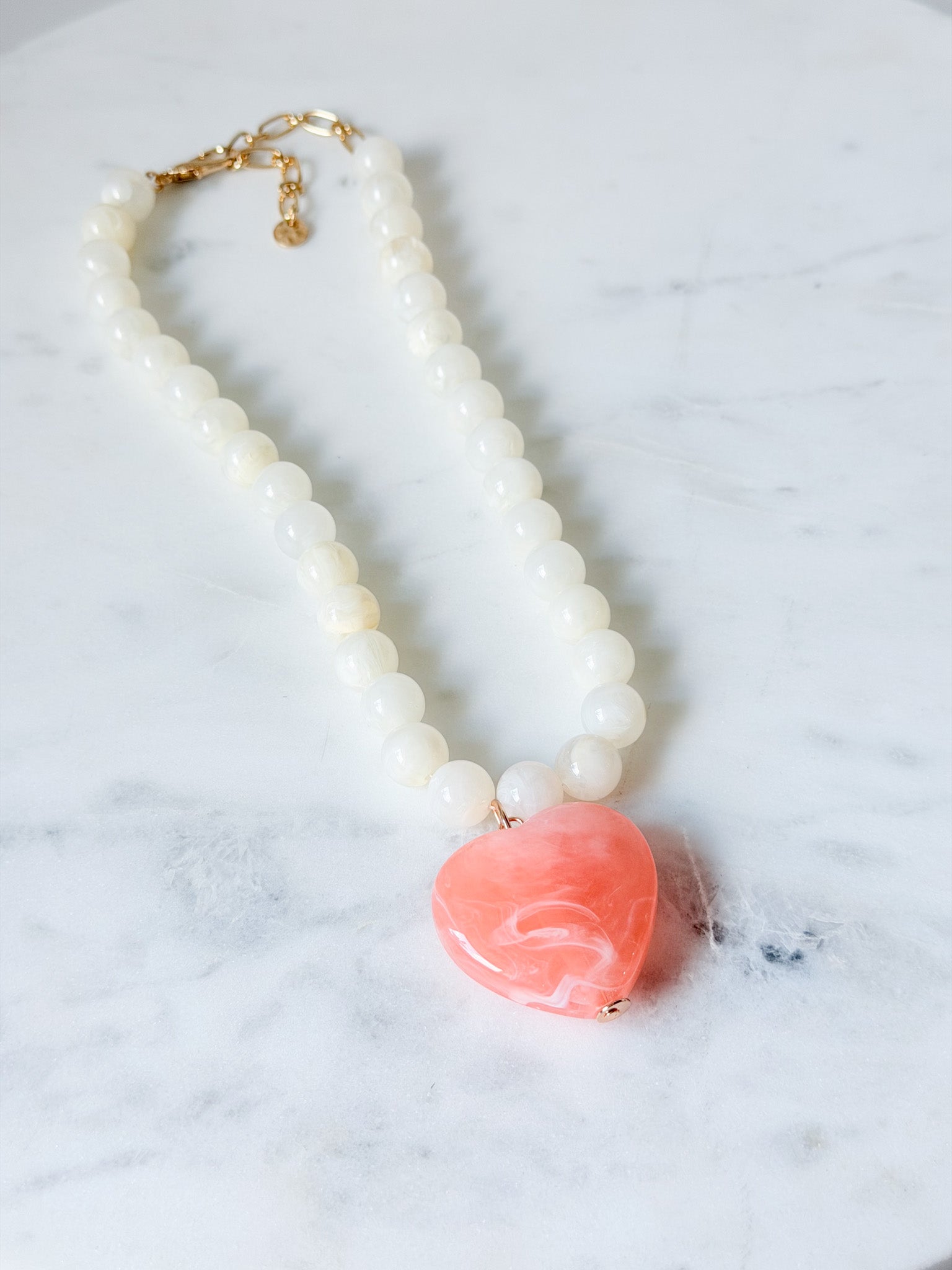 First Blush Heart Necklace
