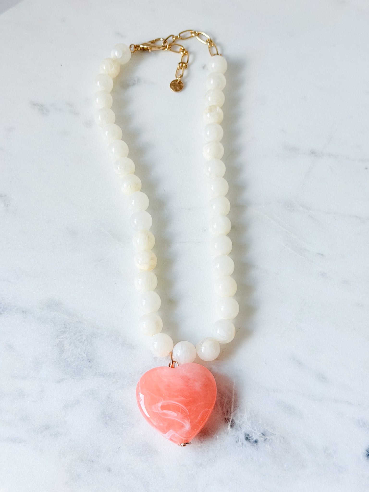 First Blush Heart Necklace