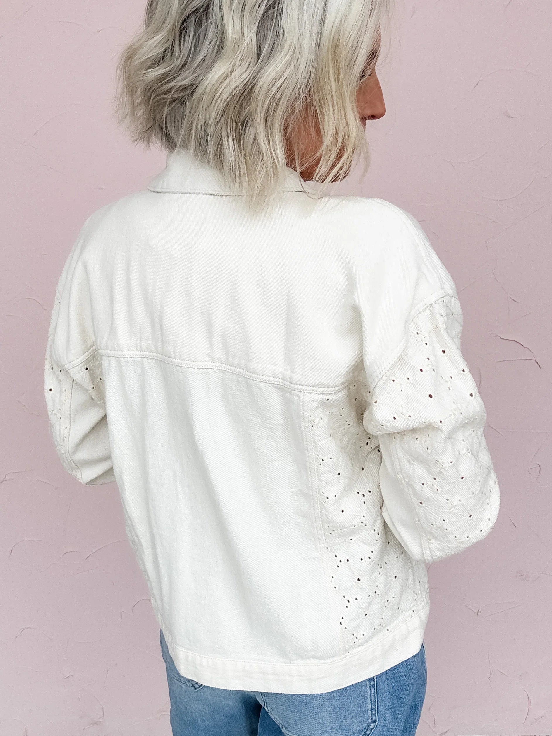 Everyday Eyelet Jacket