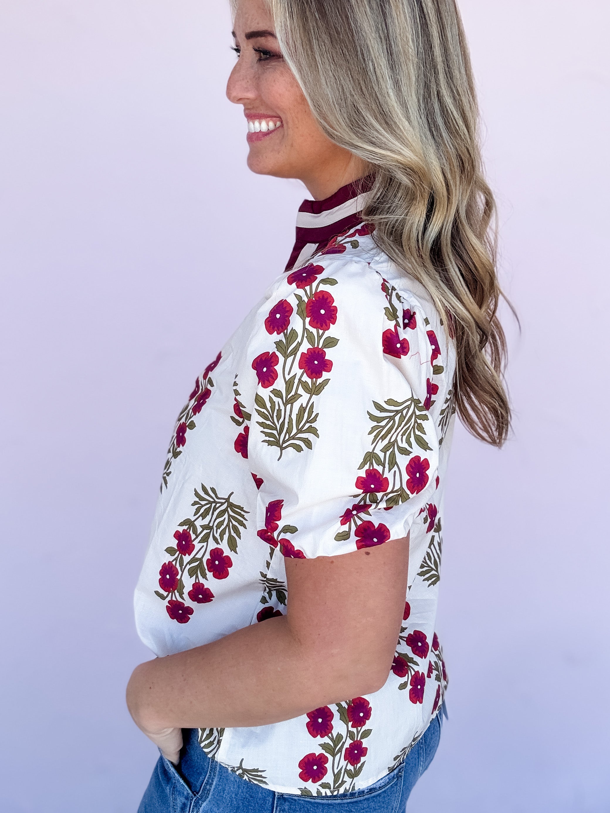 Bold Intentions Floral Top