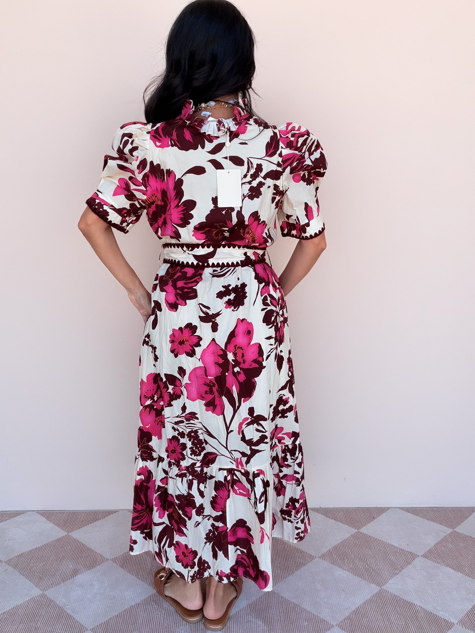 Sable Rose Dress | Wine