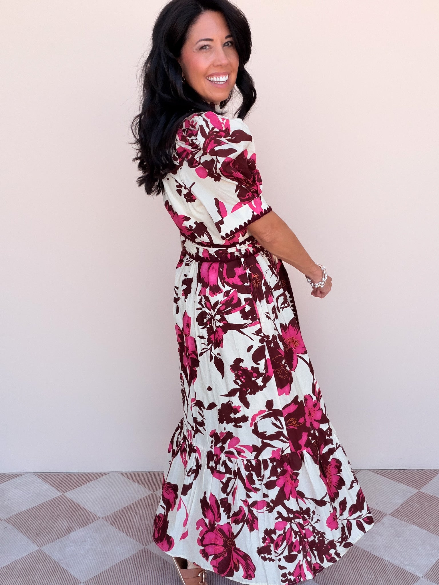 Sable Rose Dress | Wine
