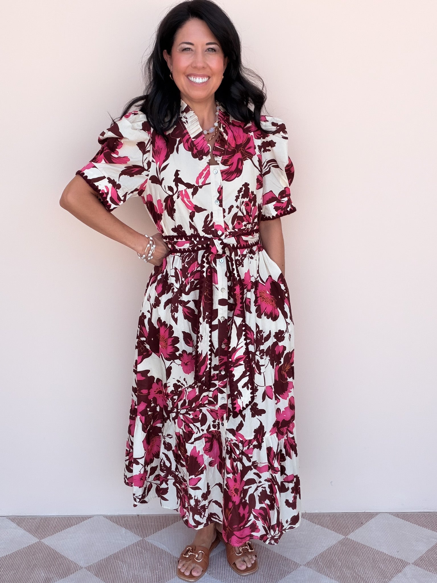 Sable Rose Dress | Wine