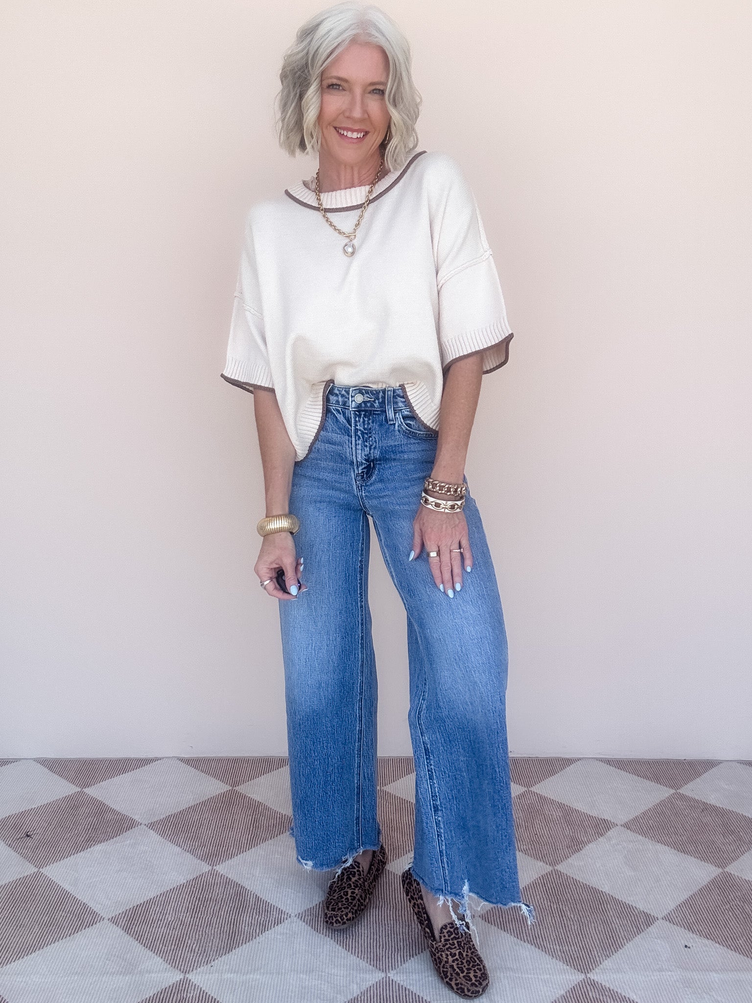 Blanco Morning Knit Top