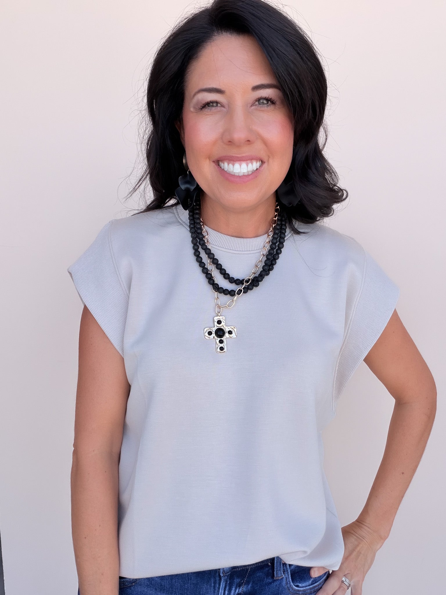 Kelly Coast Top | Almond