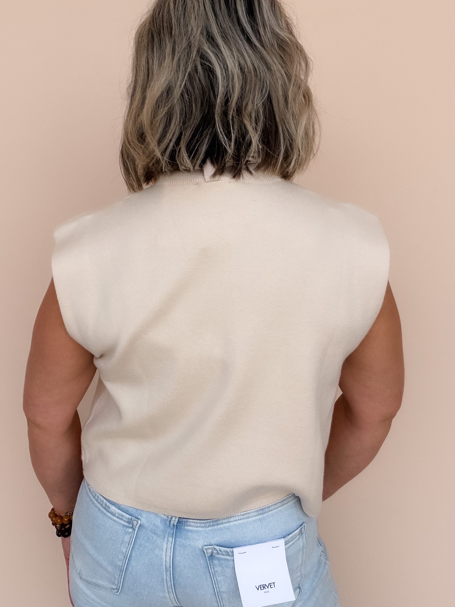 Tied Together Knit Top | Ecru