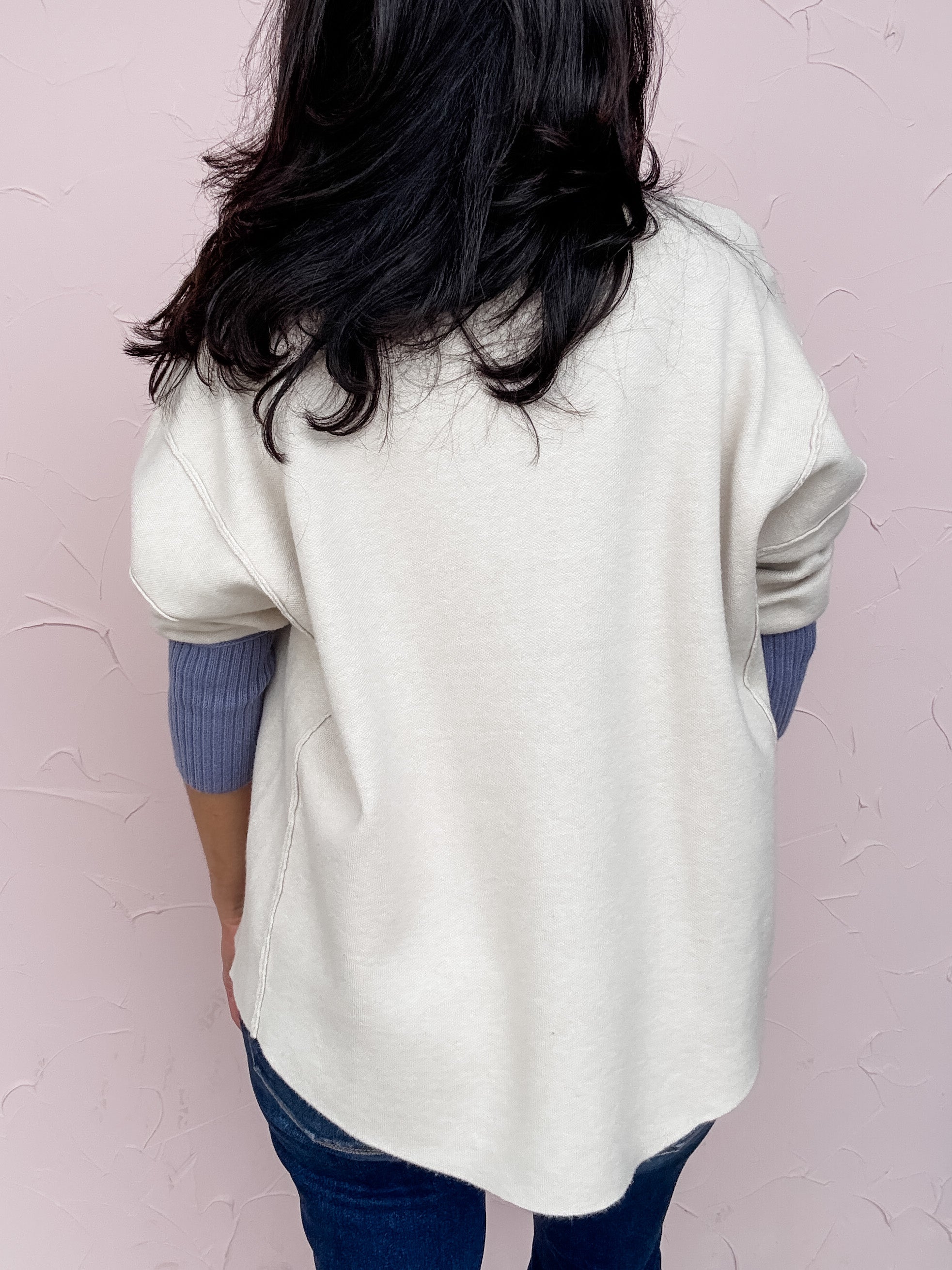 Winterport Layered Knit Top