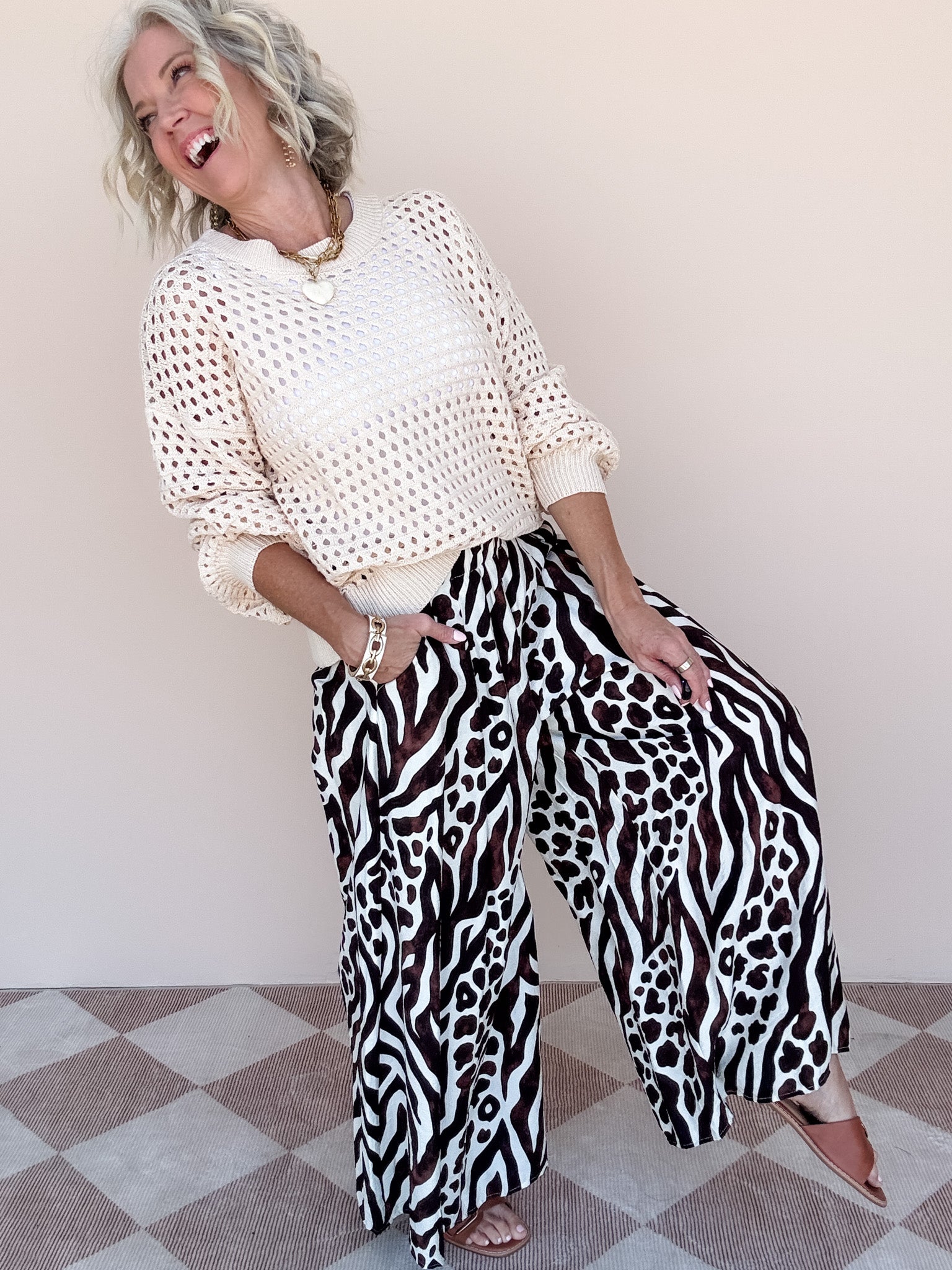 Sundown Weave Top | Cream