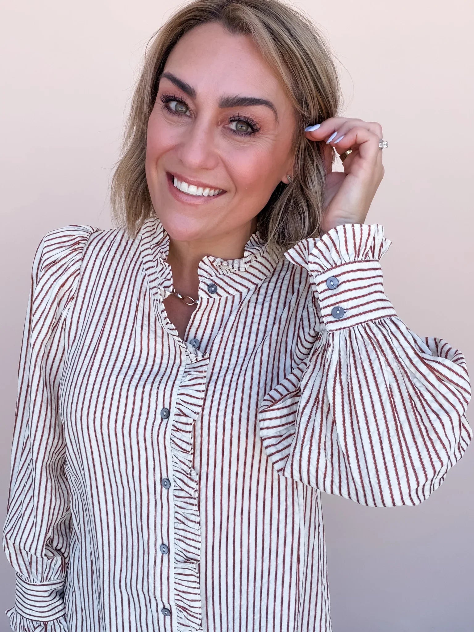 Ruffle Me Up Top