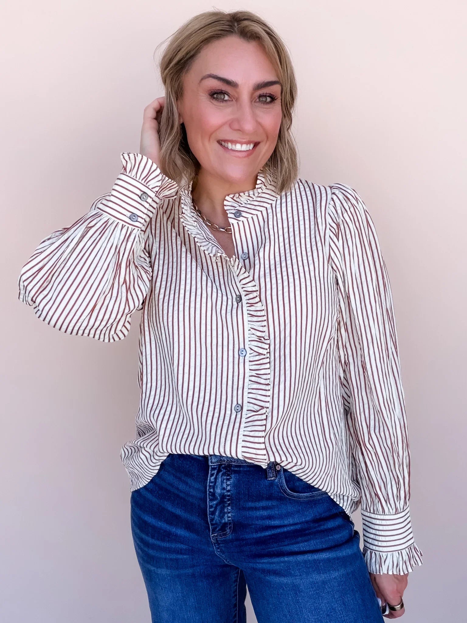 Ruffle Me Up Top