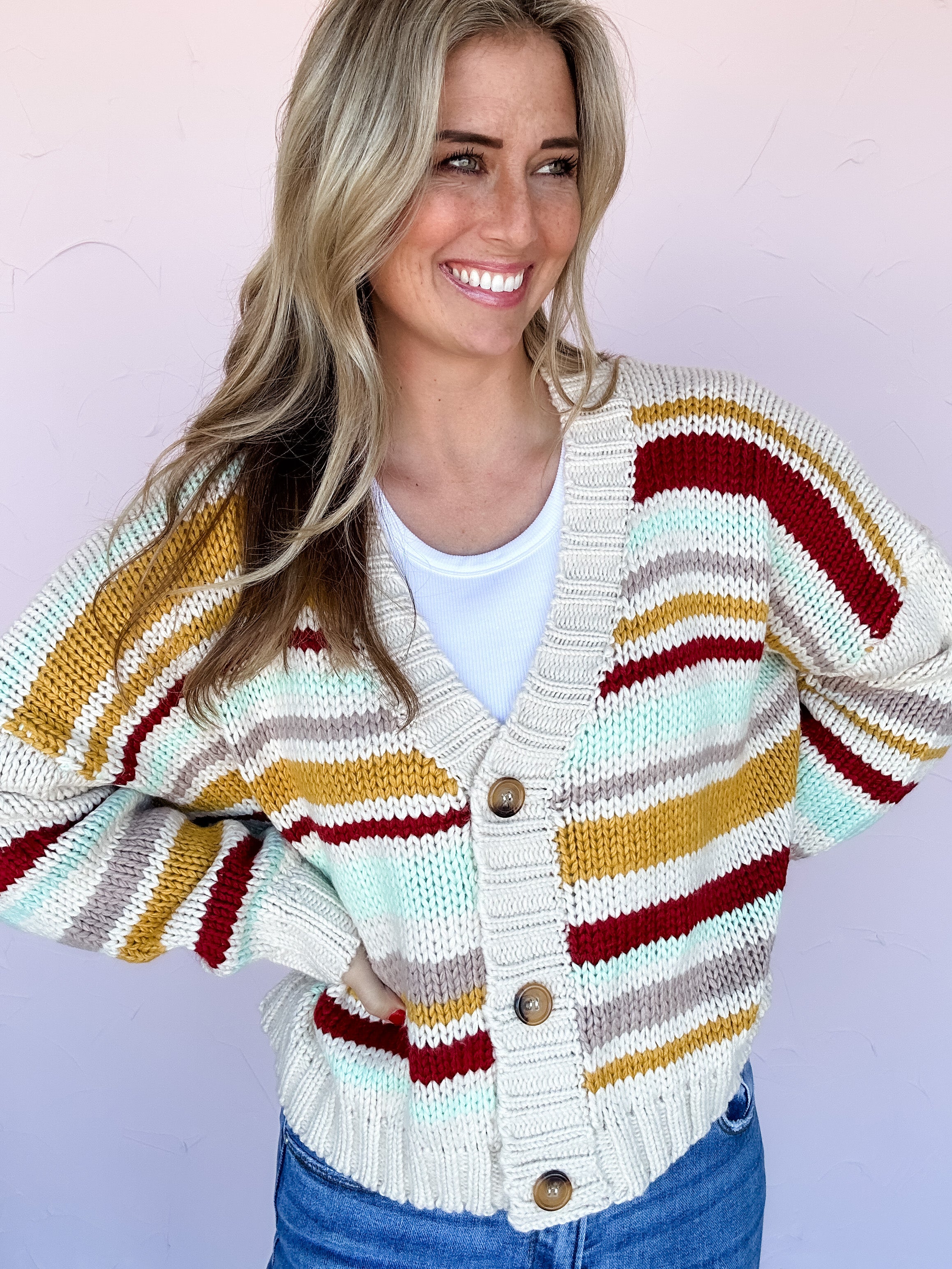 Minted Sunset Cardigan