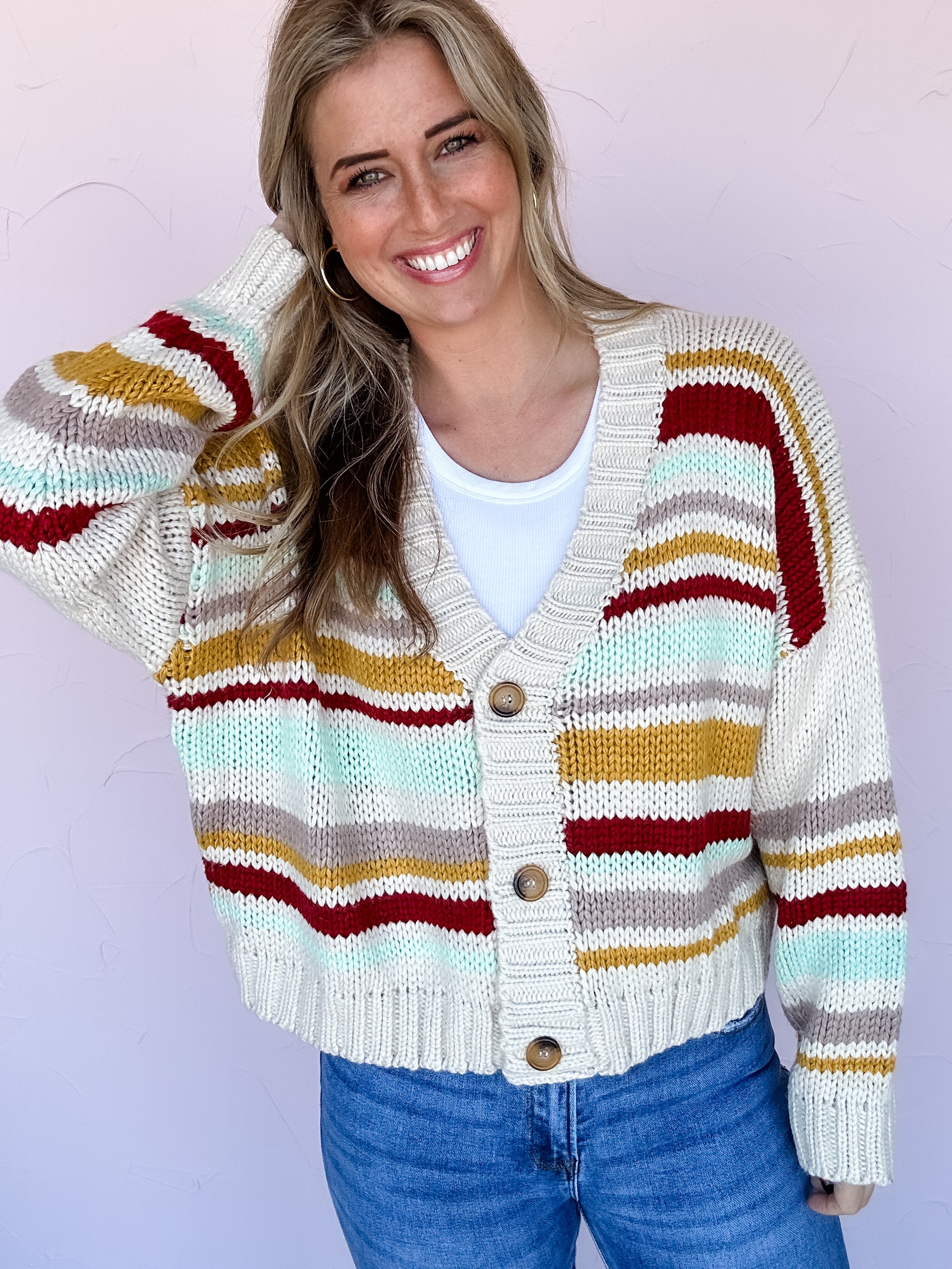 Minted Sunset Cardigan