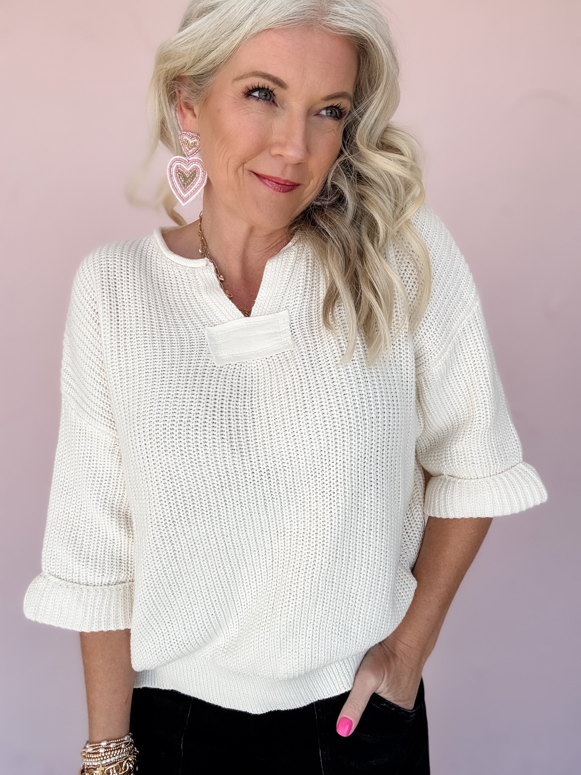 Sugar Sand Sweater Top