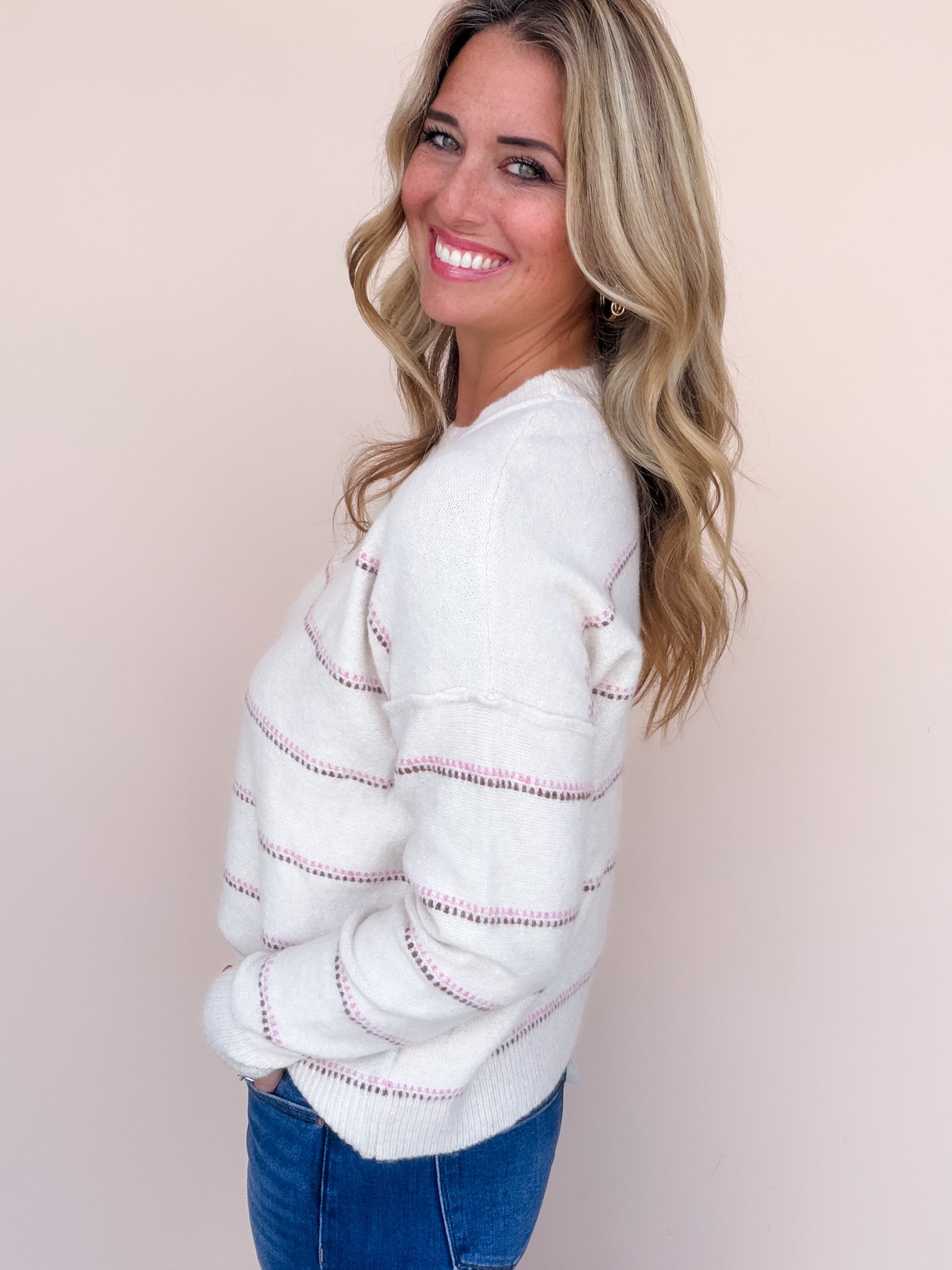 Pink Frosting Sweater
