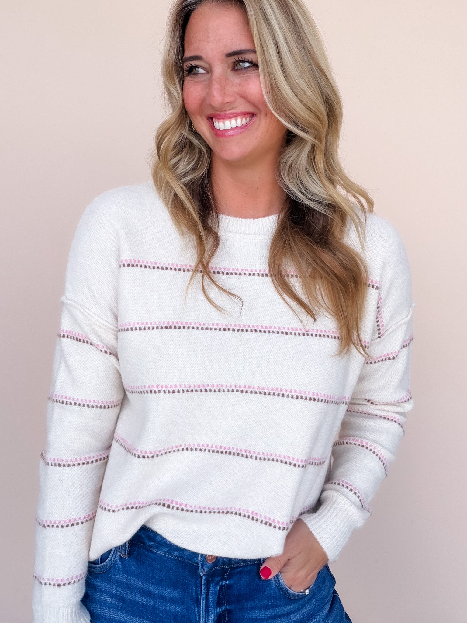 Pink Frosting Sweater