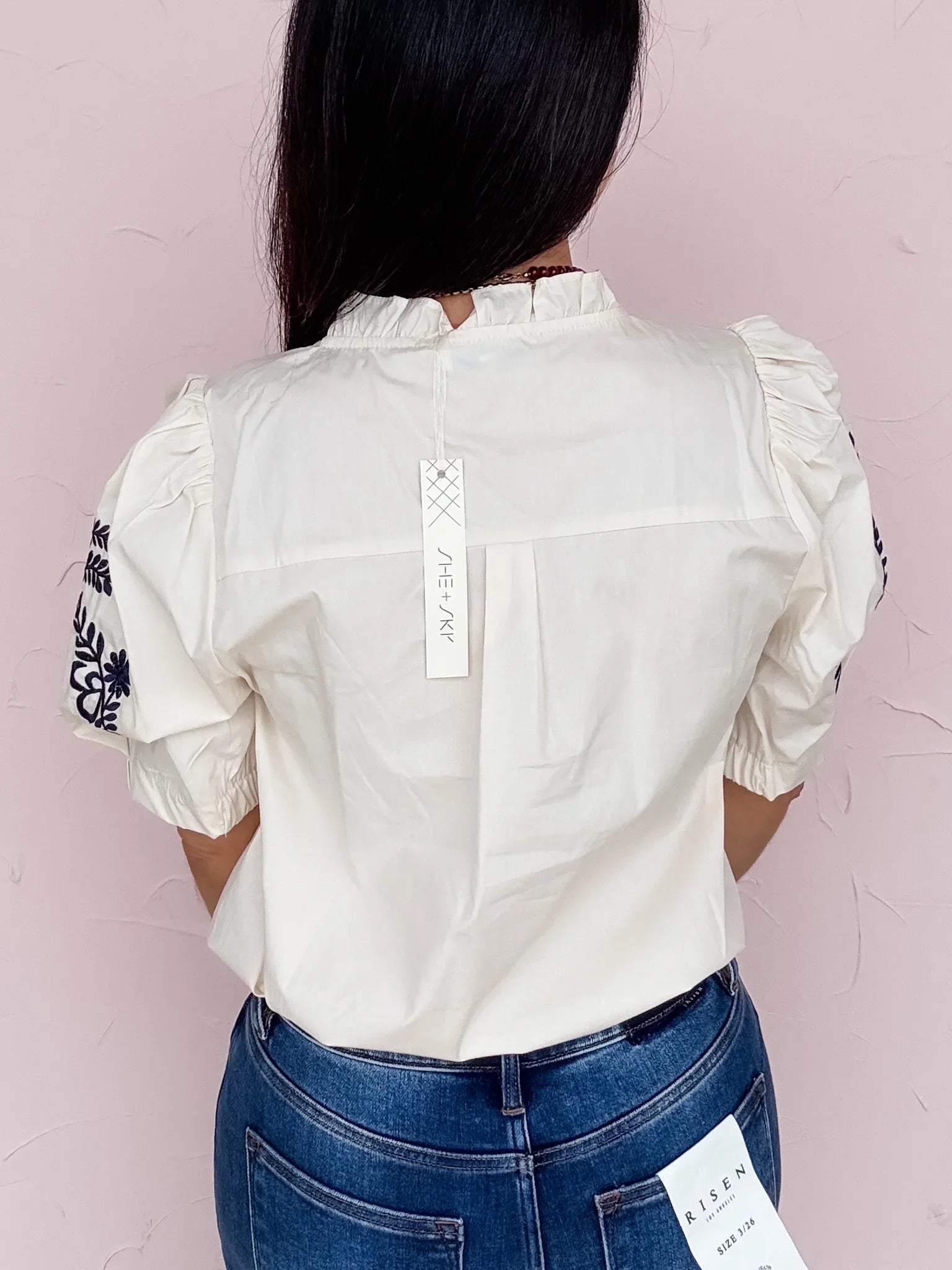 Marlowe Embroidered Top