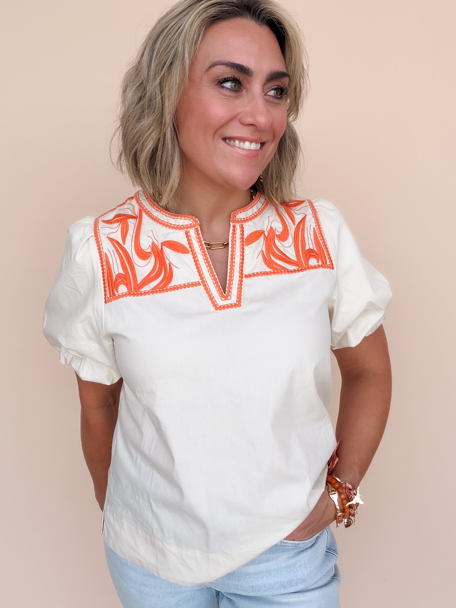 Signature Stitch Top
