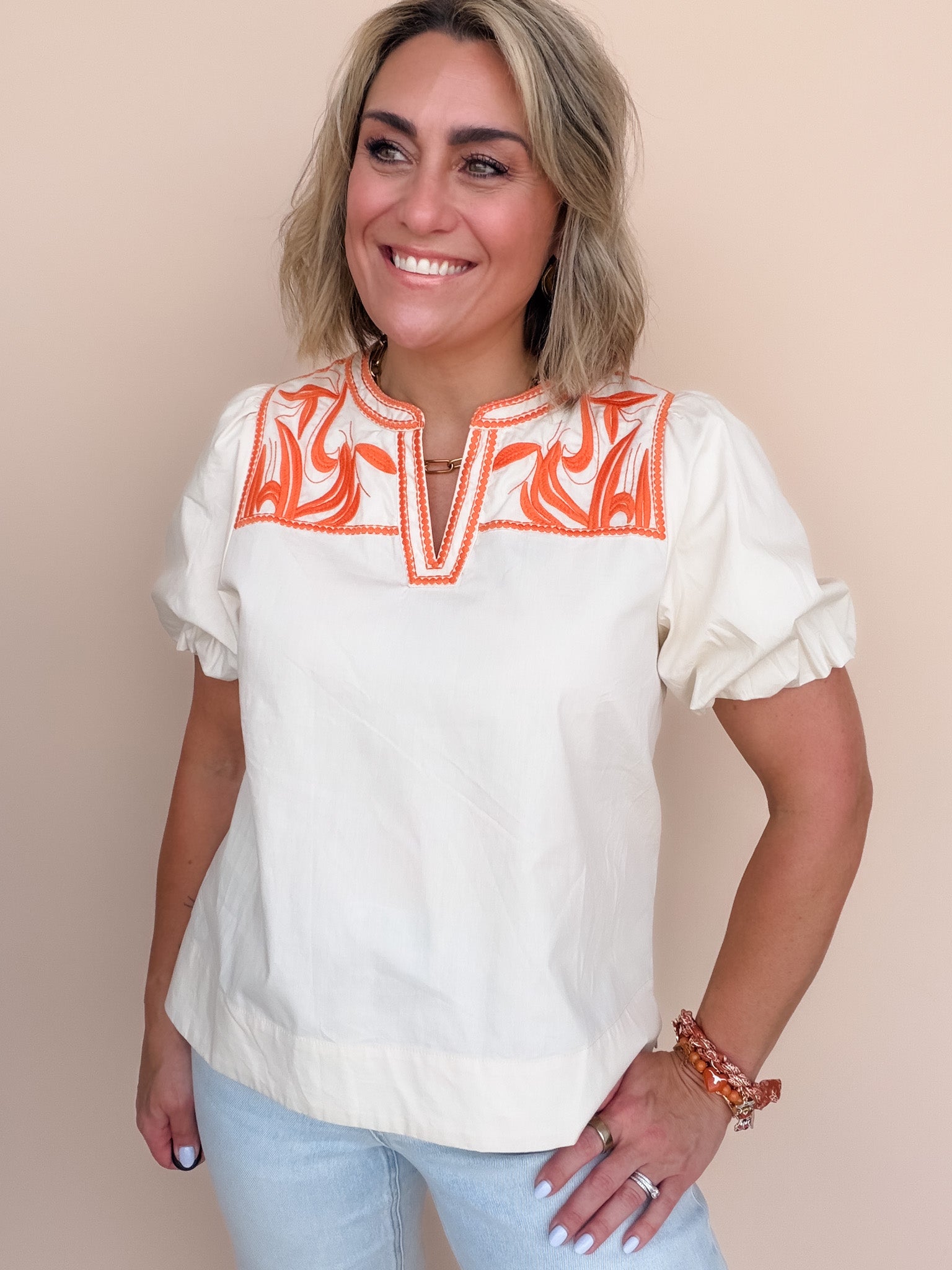 Signature Stitch Top