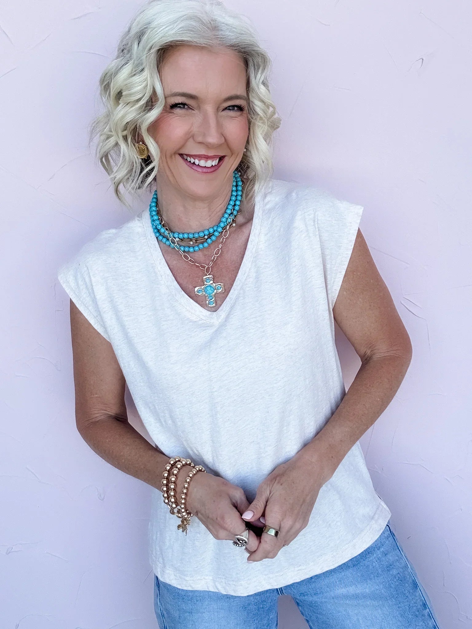 Romy V-Neck Tee