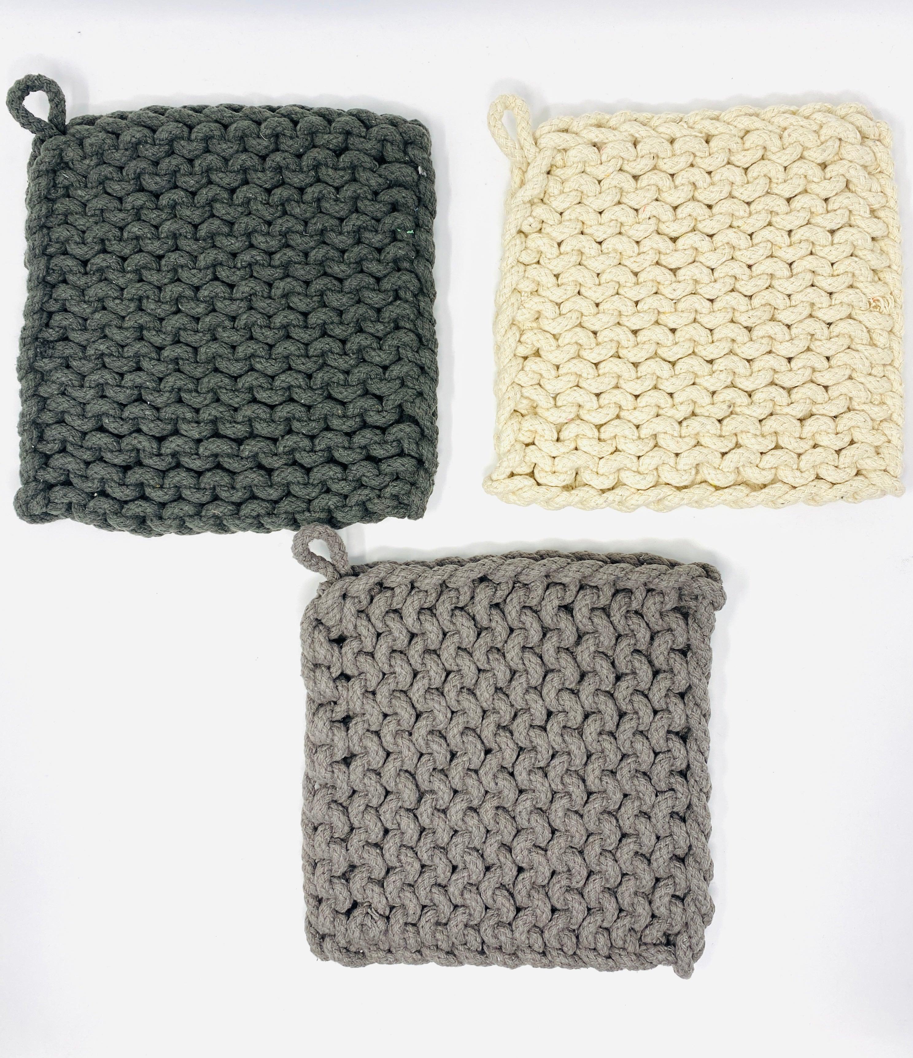 Crocheted Cotton Hot Pad - Vintage Soul