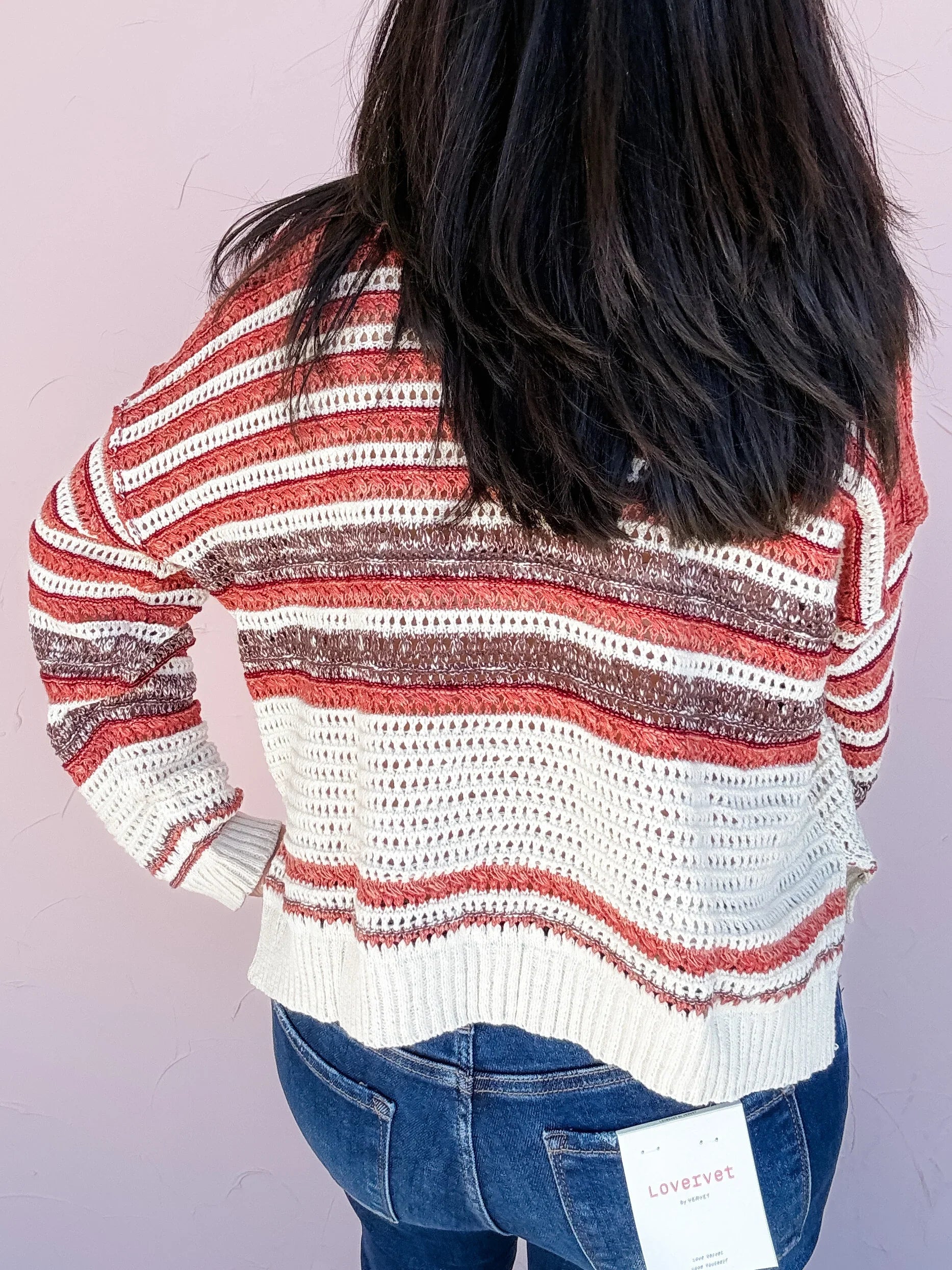 Canyon Stripe Knit Top