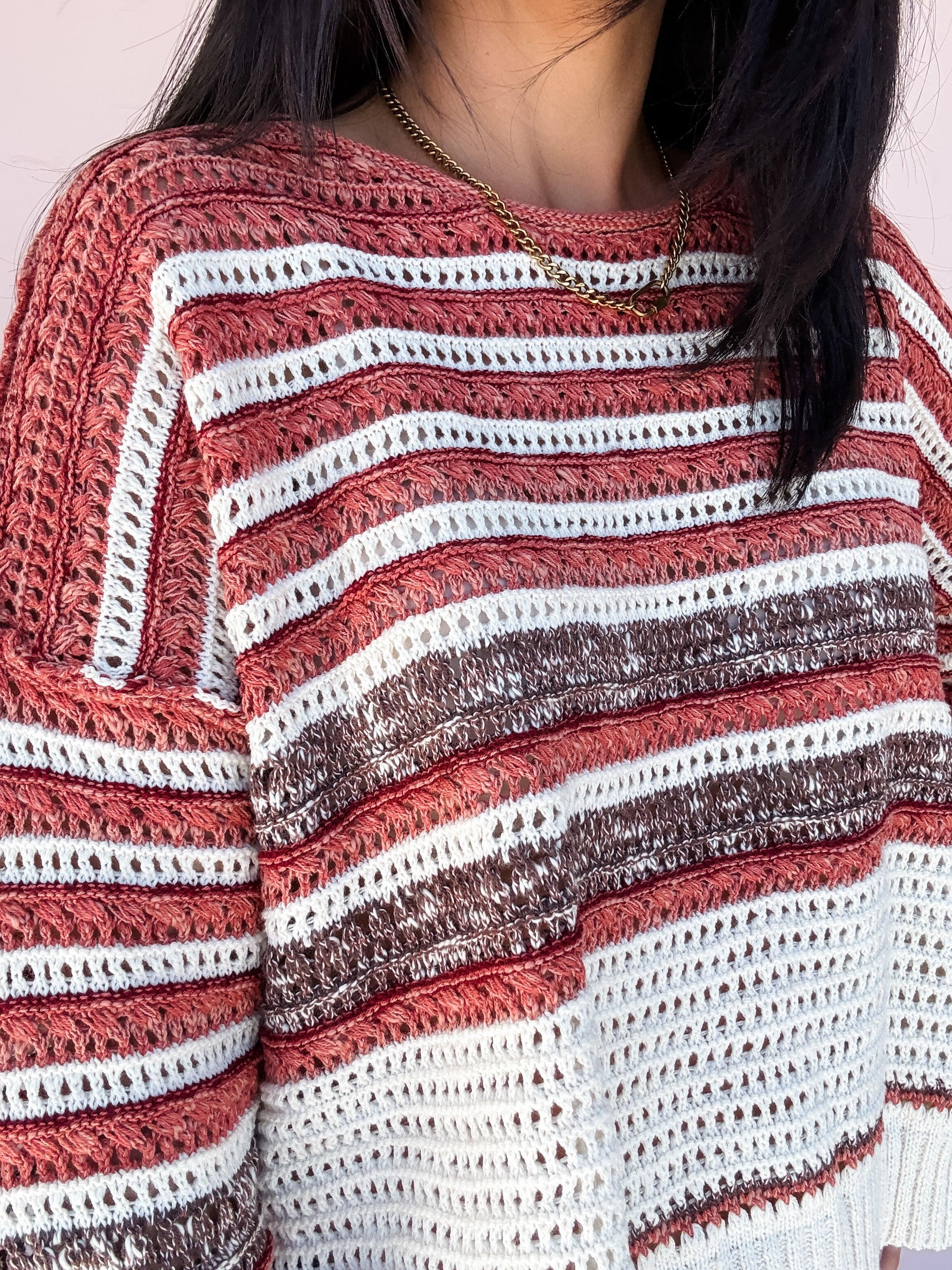 Canyon Stripe Knit Top