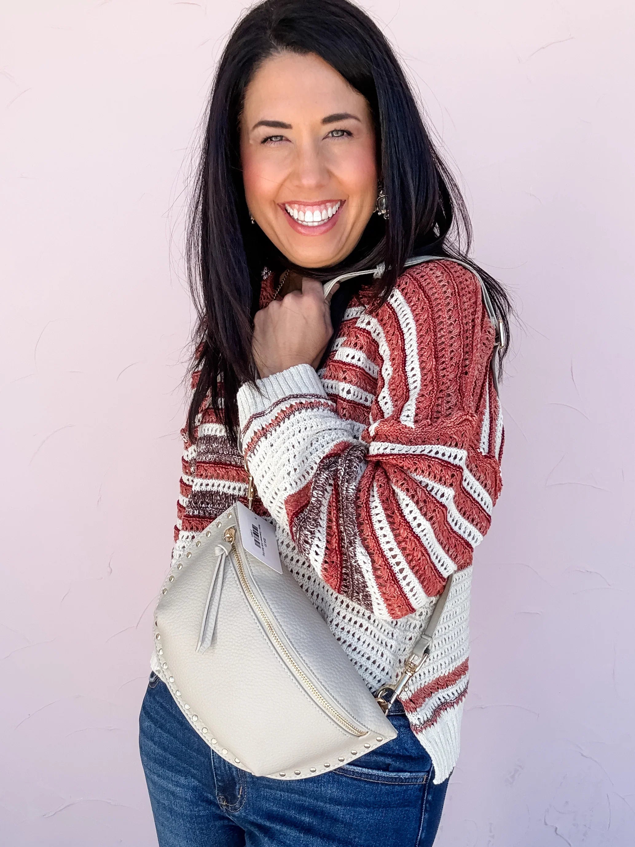 Canyon Stripe Knit Top